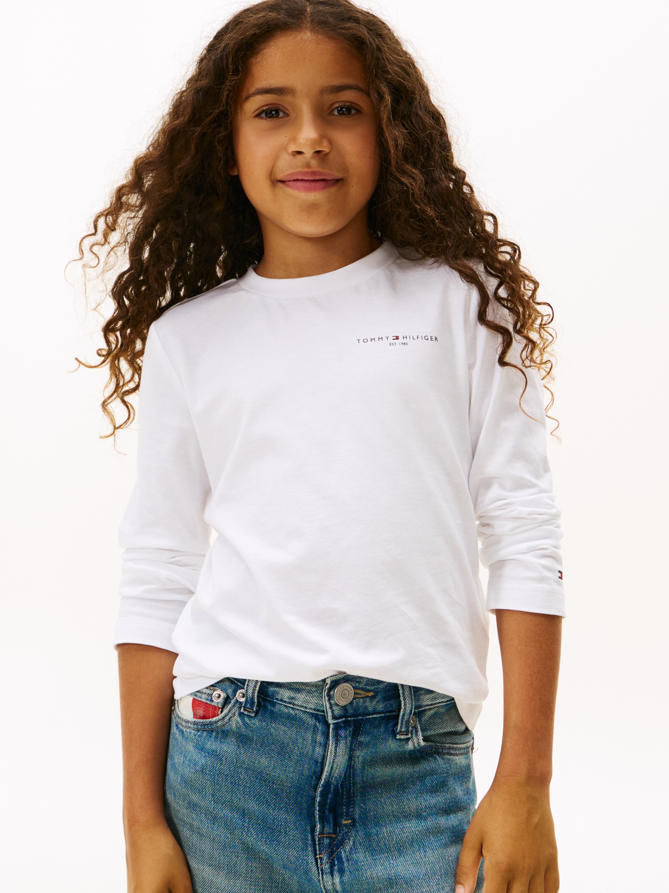 Tommy Hilfiger Langarmshirt »MINI CORP T-SHIRT LS« Kinder bis 16 Jahre