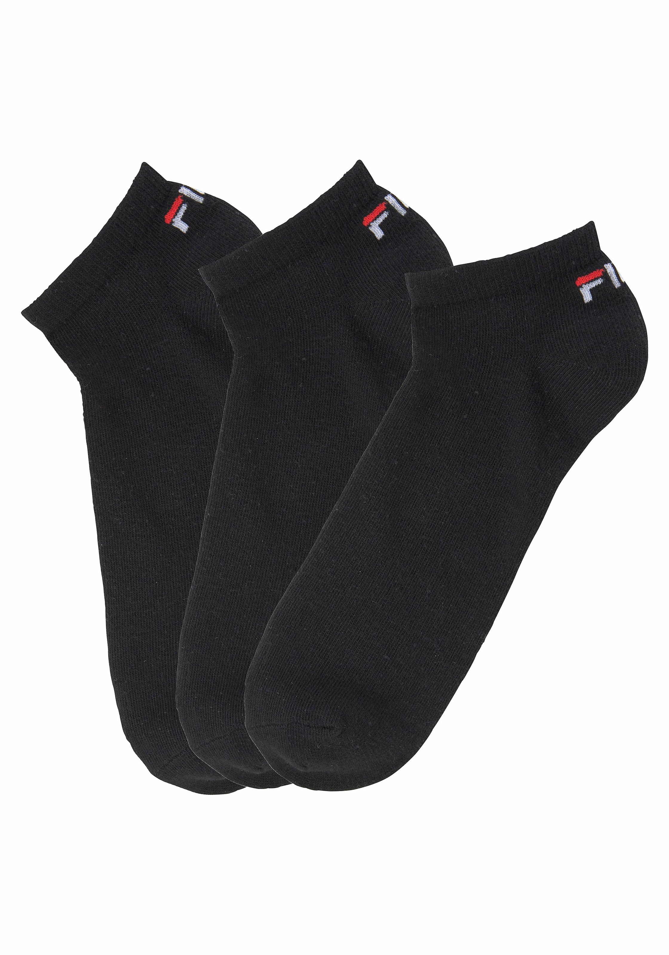 Fila Sneakersocken, (3 Paar), mit der online eingestricktem bestellen Schweiz Ferse Logo bei Jelmoli-Versand an