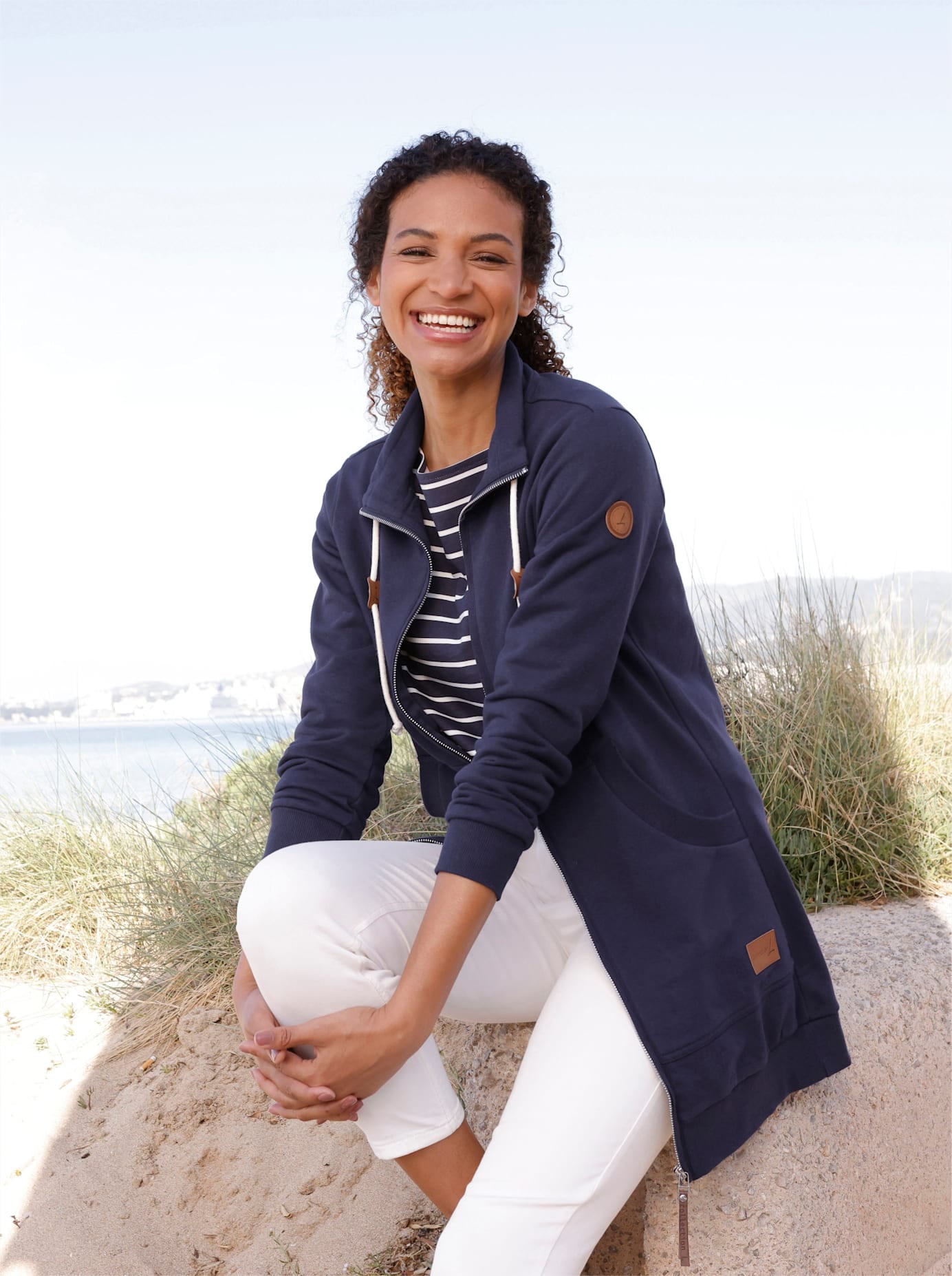 Casual Looks Shirtjacke "Sweatshirtjacke" 1