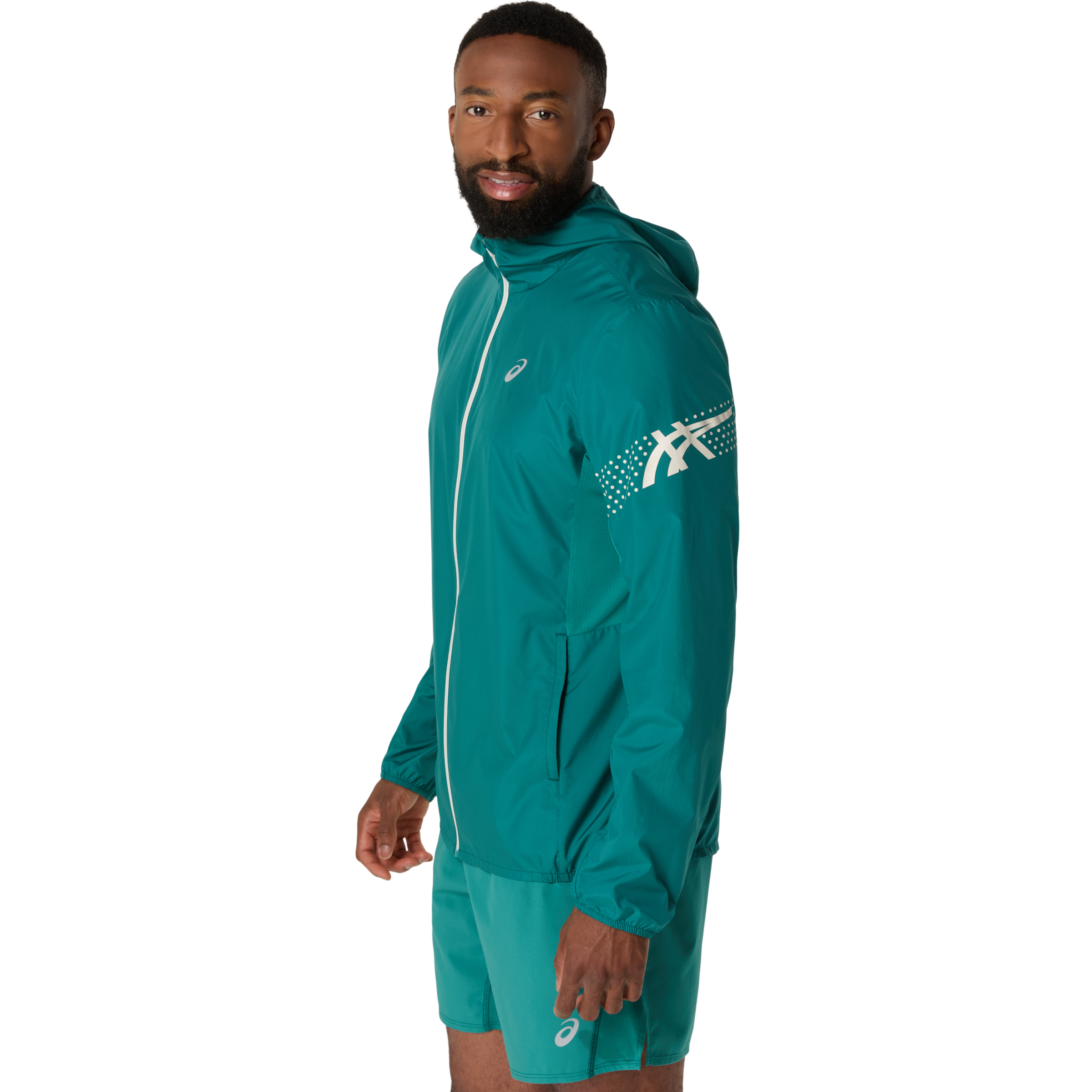 Asics Laufjacke »ASICS ICON JACKET«, mit Kapuze