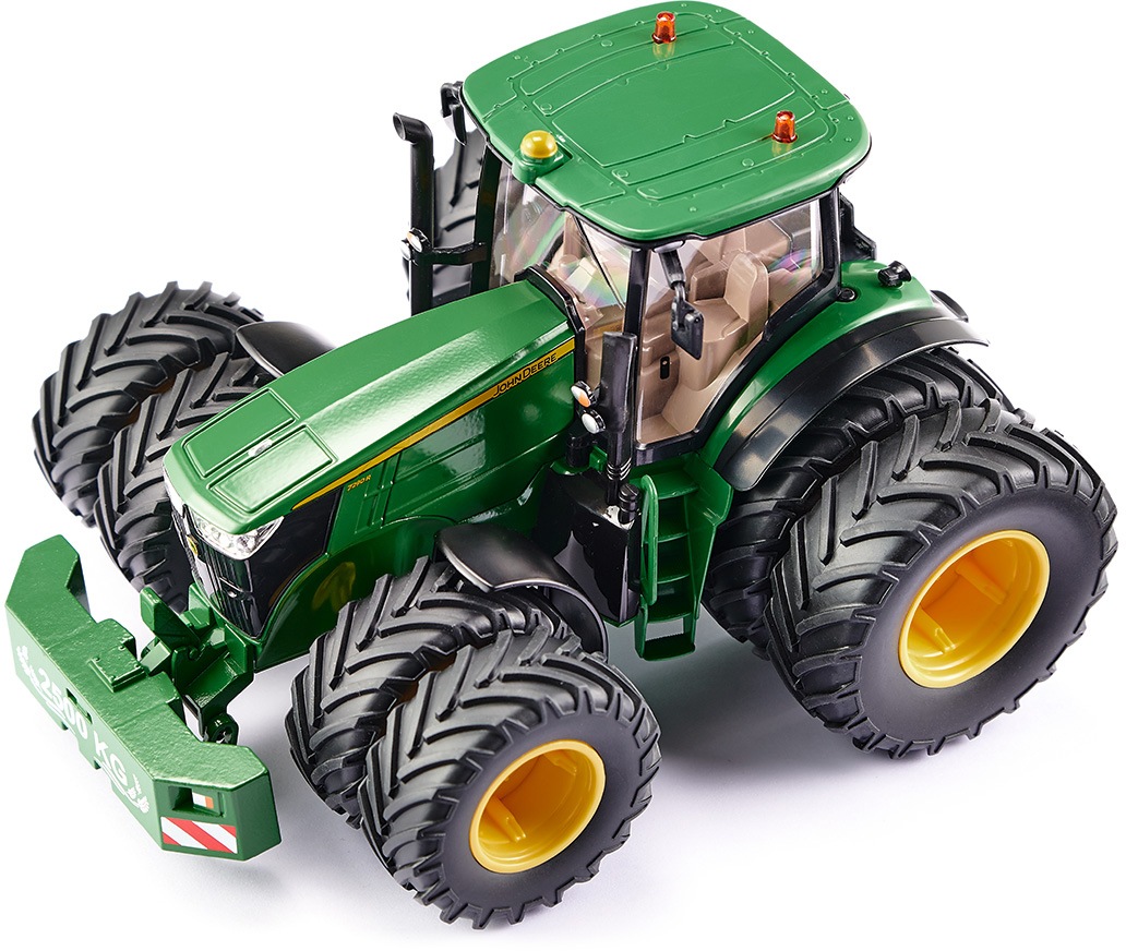 Siku RC-Traktor »SIKU Control, John Deere 7290R mit Doppelreifen (6736)«, inkl. Bluetooth App-Steuerung & Fernsteuermodul; 1:32; mit Licht