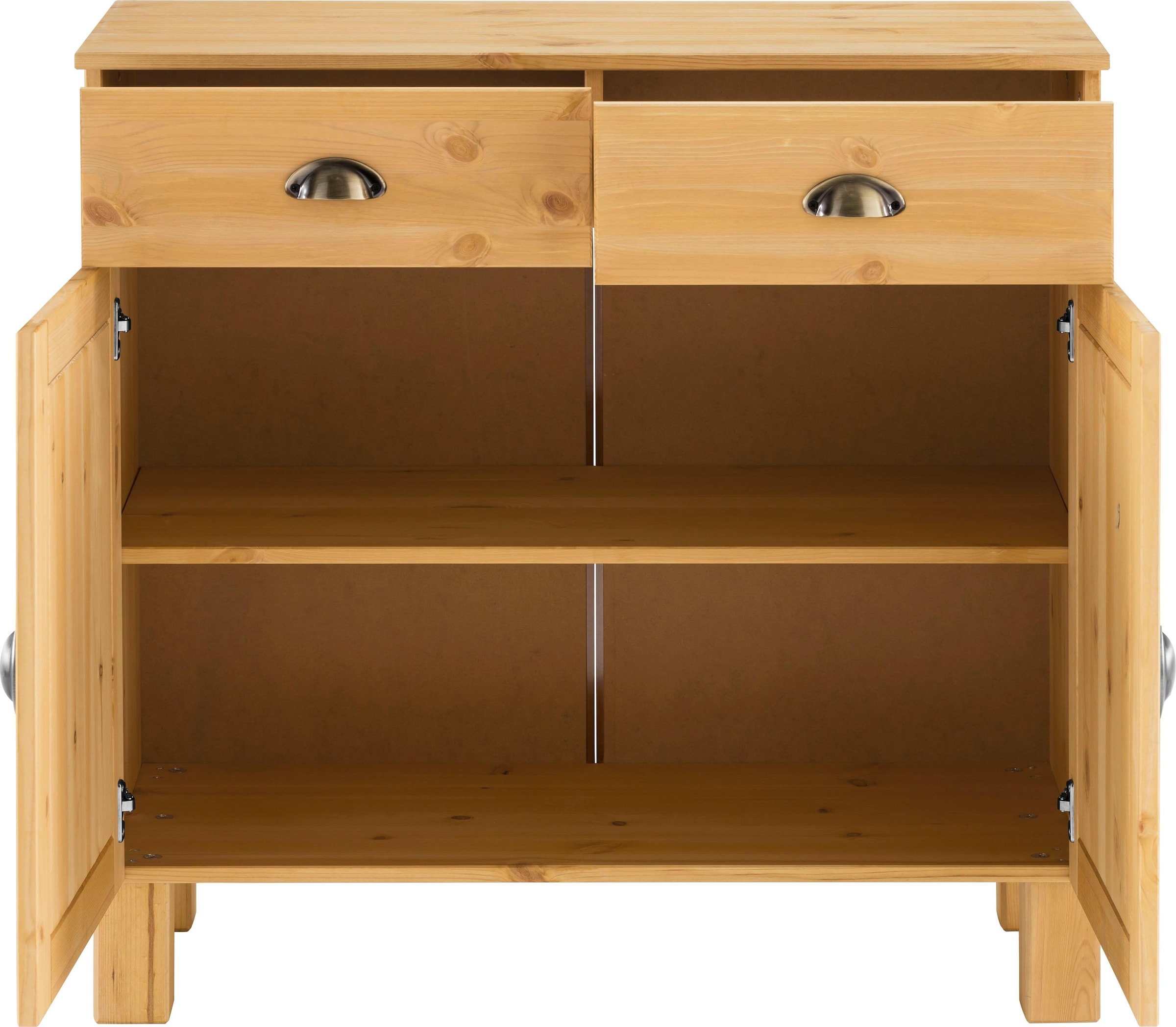 Home affaire Unterschrank »Oslo«, 85 cm breit, 38 cm tief, als Sideboard  nutzbar, 2 Türen, 2 Schubladen online kaufen | Jelmoli-Versand