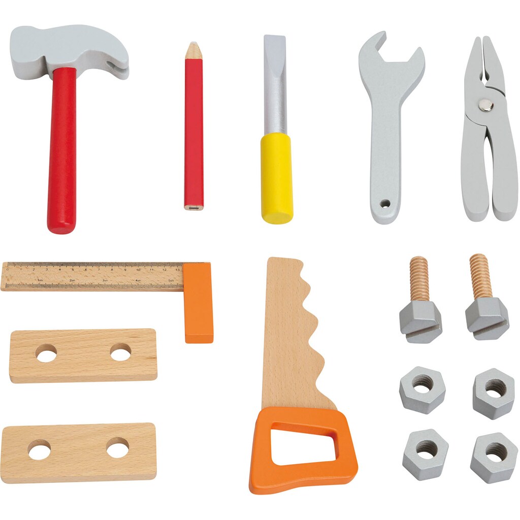 New Classic Toys® Spielwerkzeug »Holzspielzeug, Educational, Werkzeuggürtel - orange«