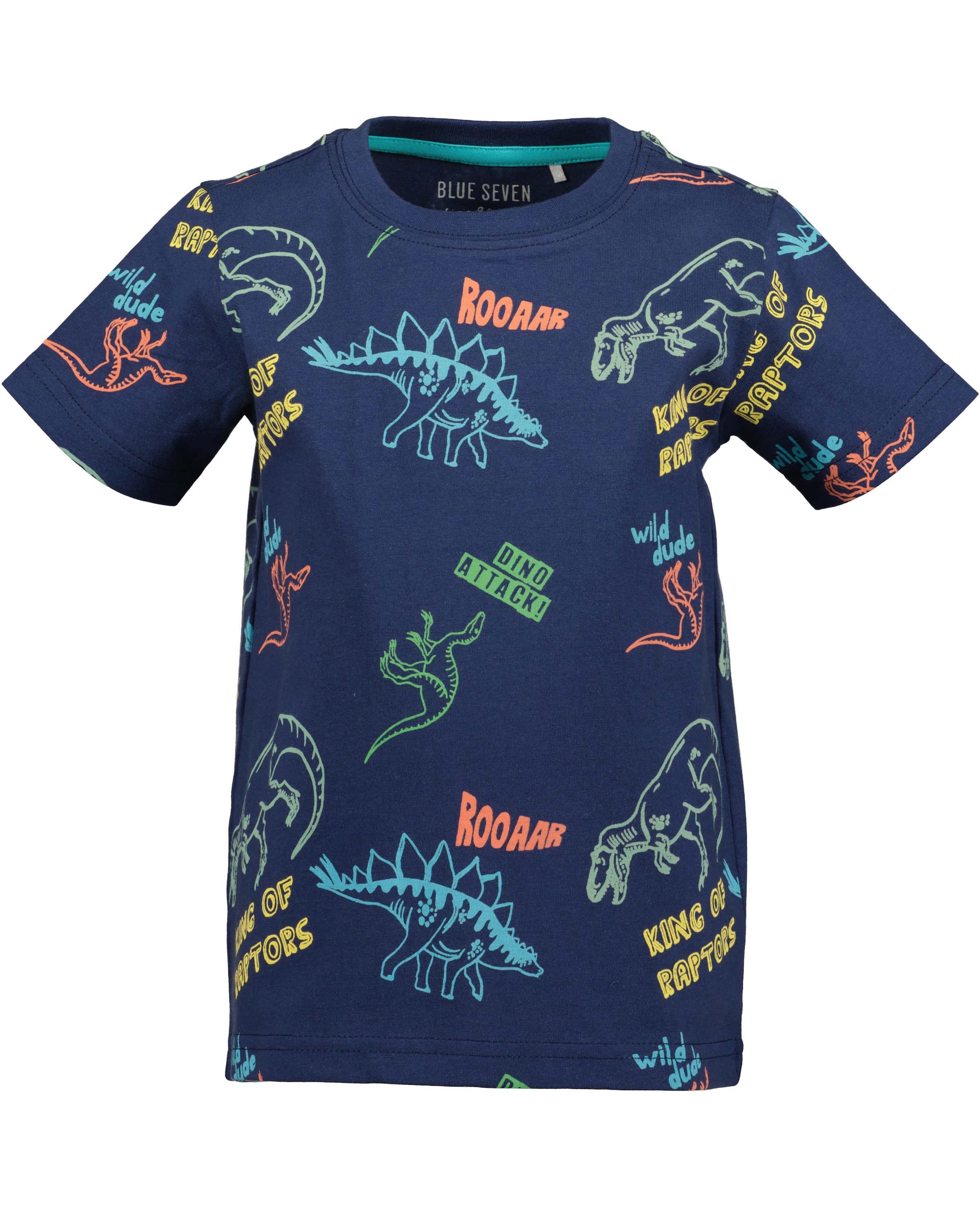 Blue Seven Kurzarmshirt, (Packung, 2 tlg.), in unterschiedlichen Allover-Designs