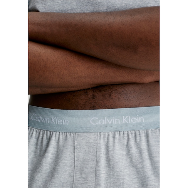 Calvin Klein Pyjama »S/S SHORT SET«, (Set, 2 tlg.), mit Logoschriftzügen  auf dem Bund online bestellen | Jelmoli-Versand