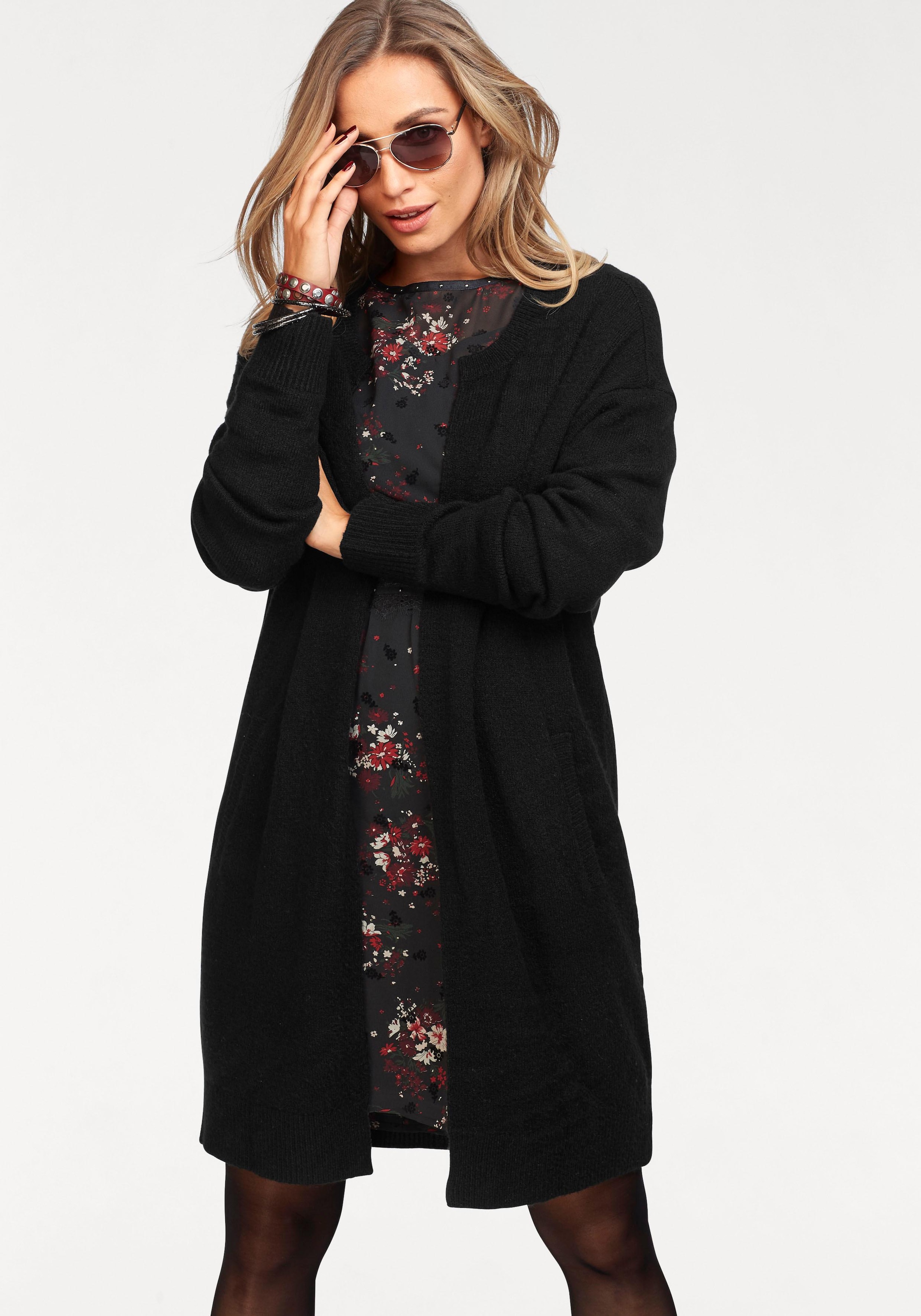 Aniston CASUAL Strickjacke, im Oversize Look