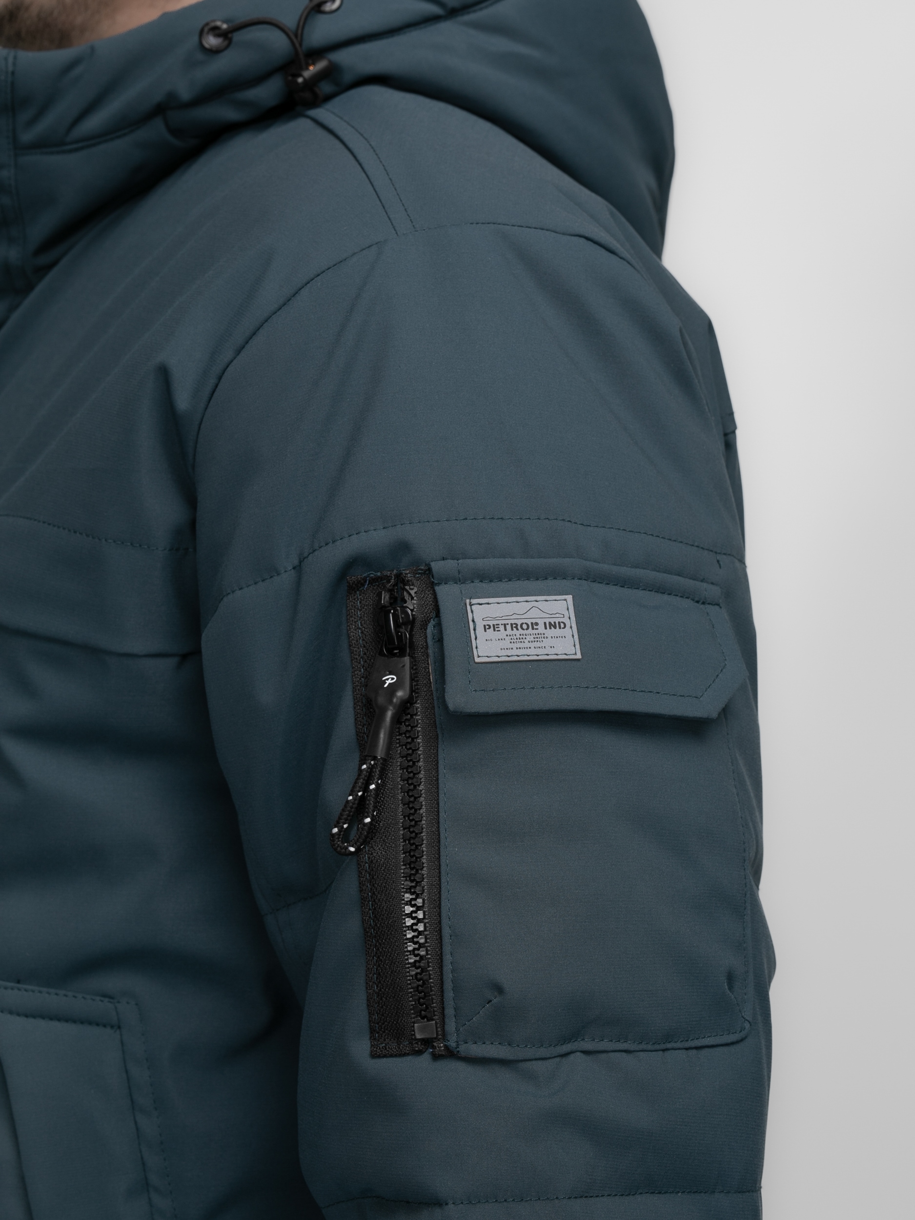 Petrol Industries Parka, mit Kapuze, mit verstellbarer Kapuze
