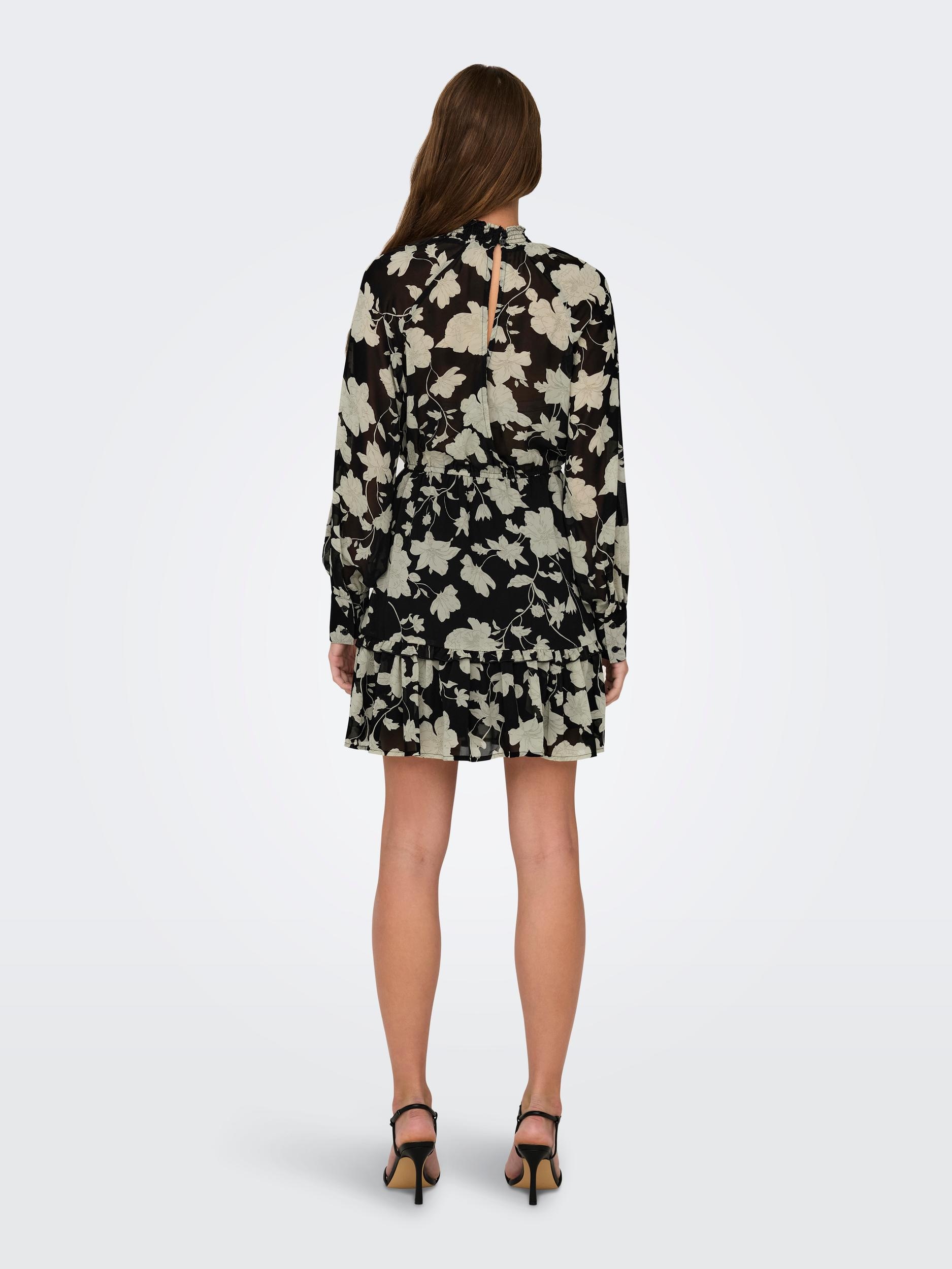 ONLY Blusenkleid »ONLLINNEA L/S SMOCK DRESS EX PTM«, mit Volant online  bestellen | Jelmoli-Versand