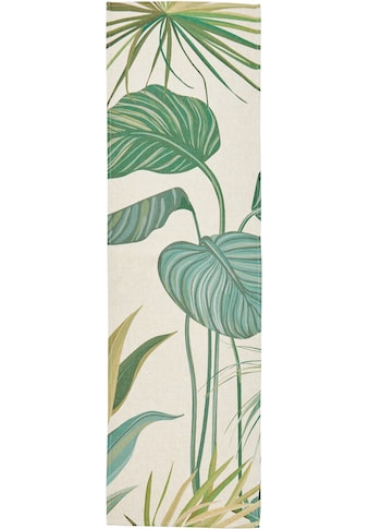 Tischläufer »Tropical Flowers, mit Blättermotiv«, (1 St.), Digitaldruck, Masse ca....
