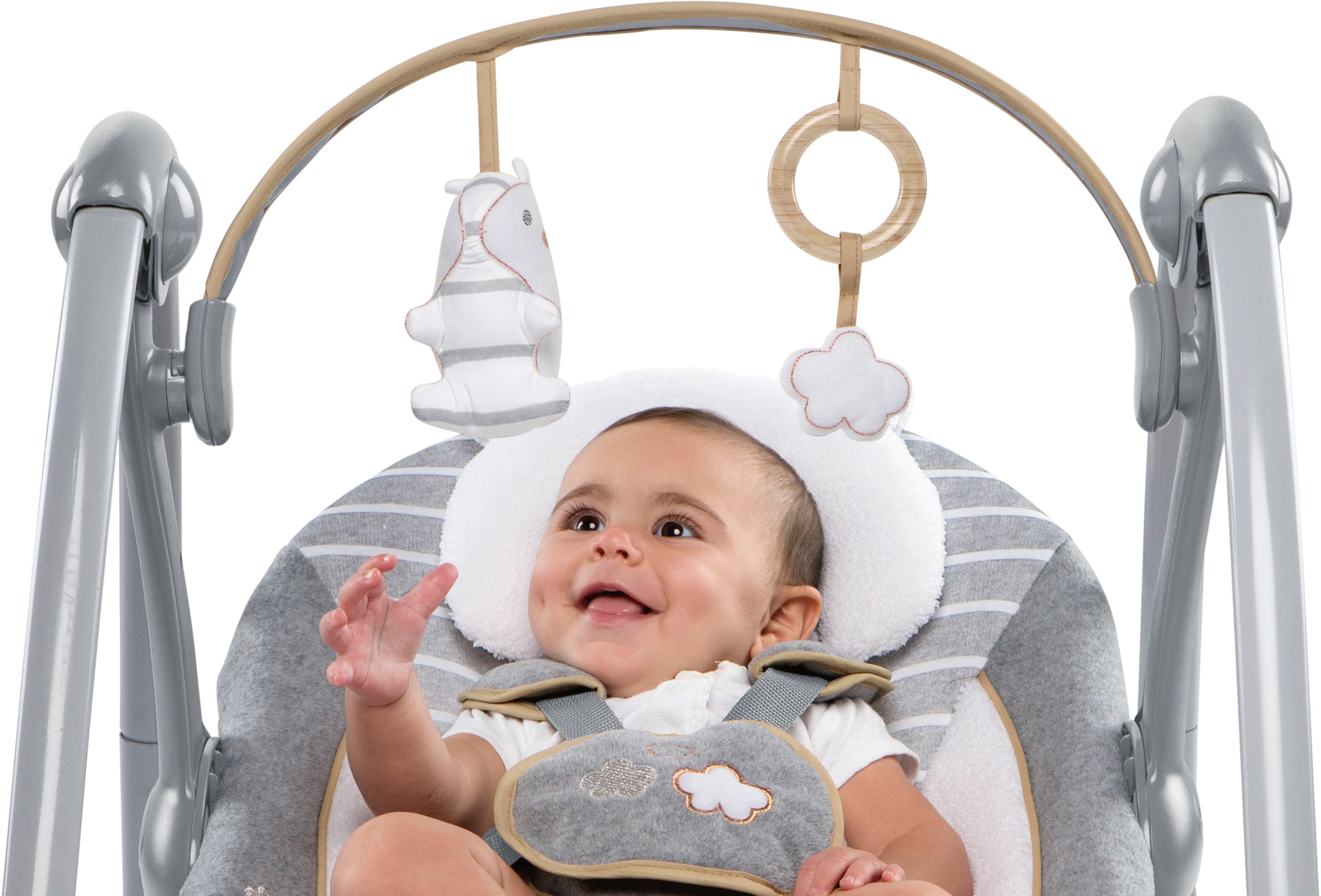 ingenuity Babyschaukel »Swing'n' Go, Bella Teddy«, bis 9 kg, tragbar