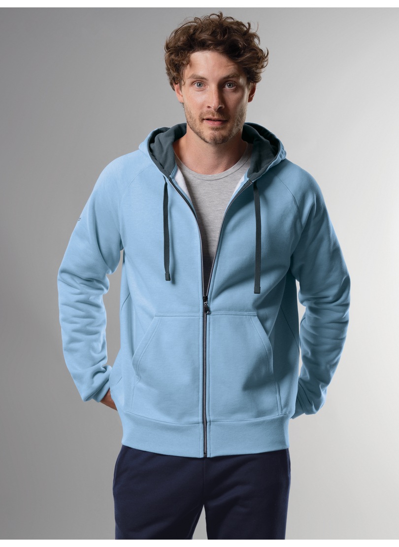 Trigema Sweatjacke »TRIGEMA Sweatjacke mit Kapuze« 1 Stk.