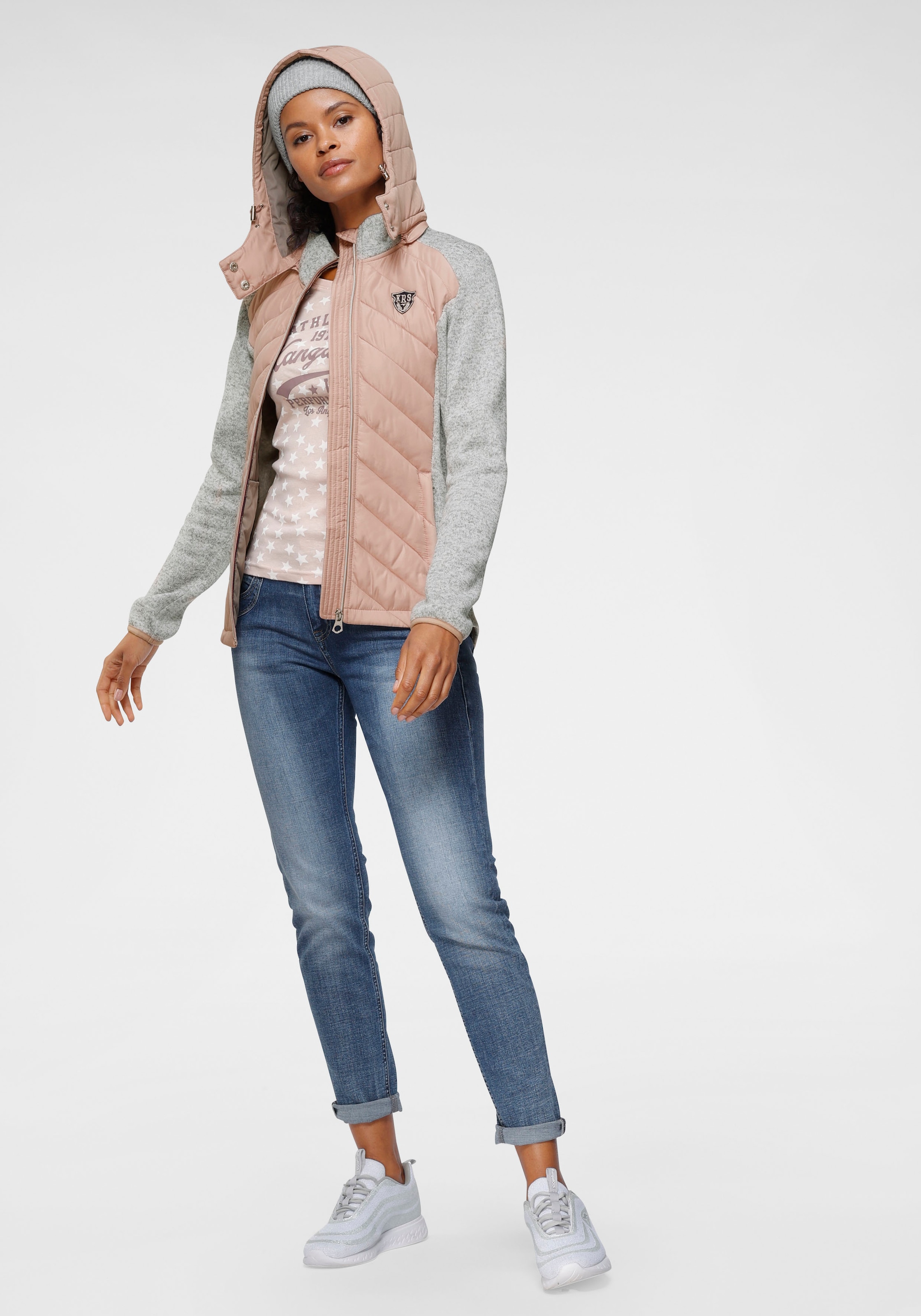 KangaROOS Kurzjacke, mit Kapuze