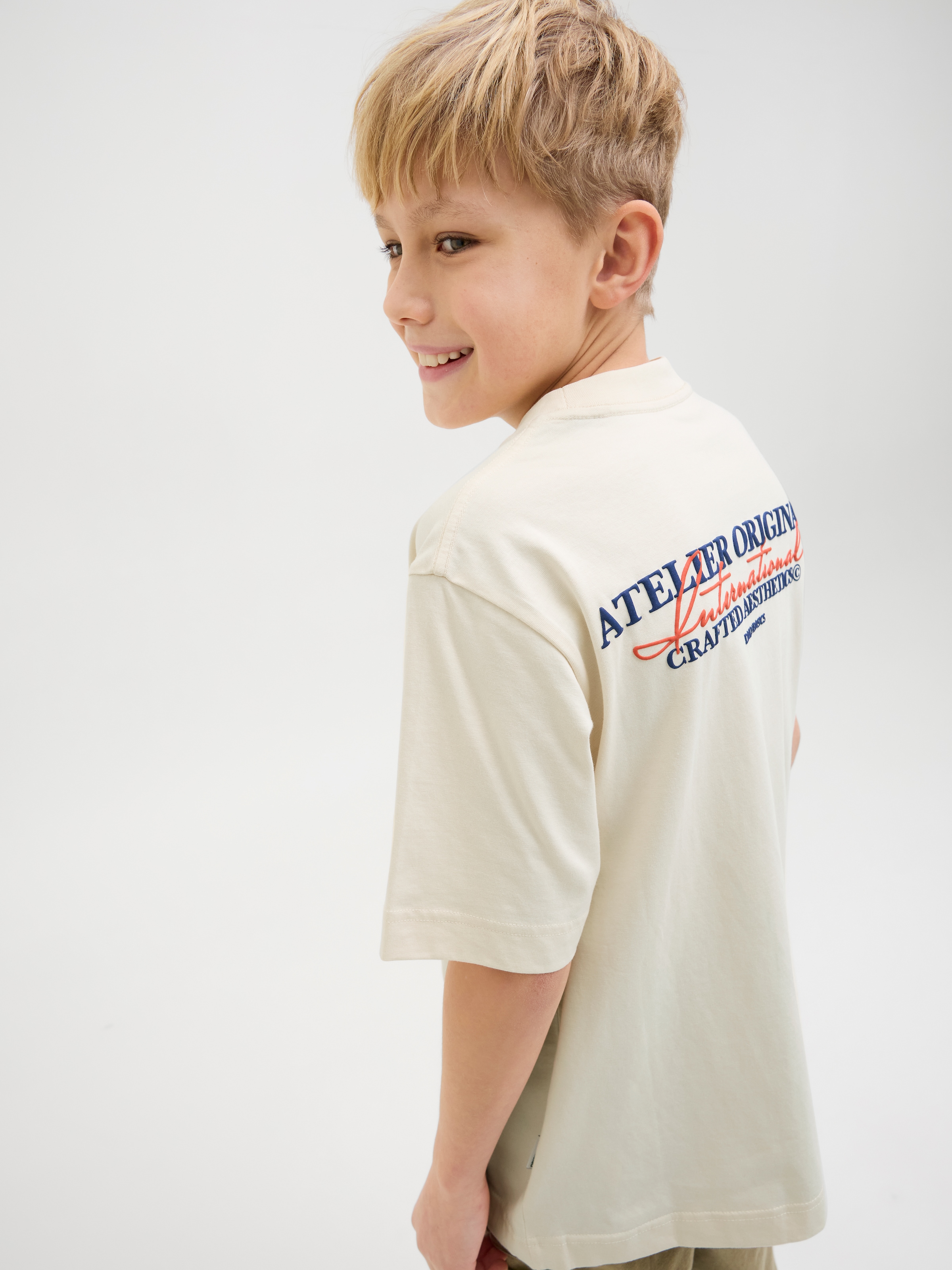 Jack & Jones Junior T-Shirt »JORISLINGTON TYPE TEE SS CREW N. SN JNR«
