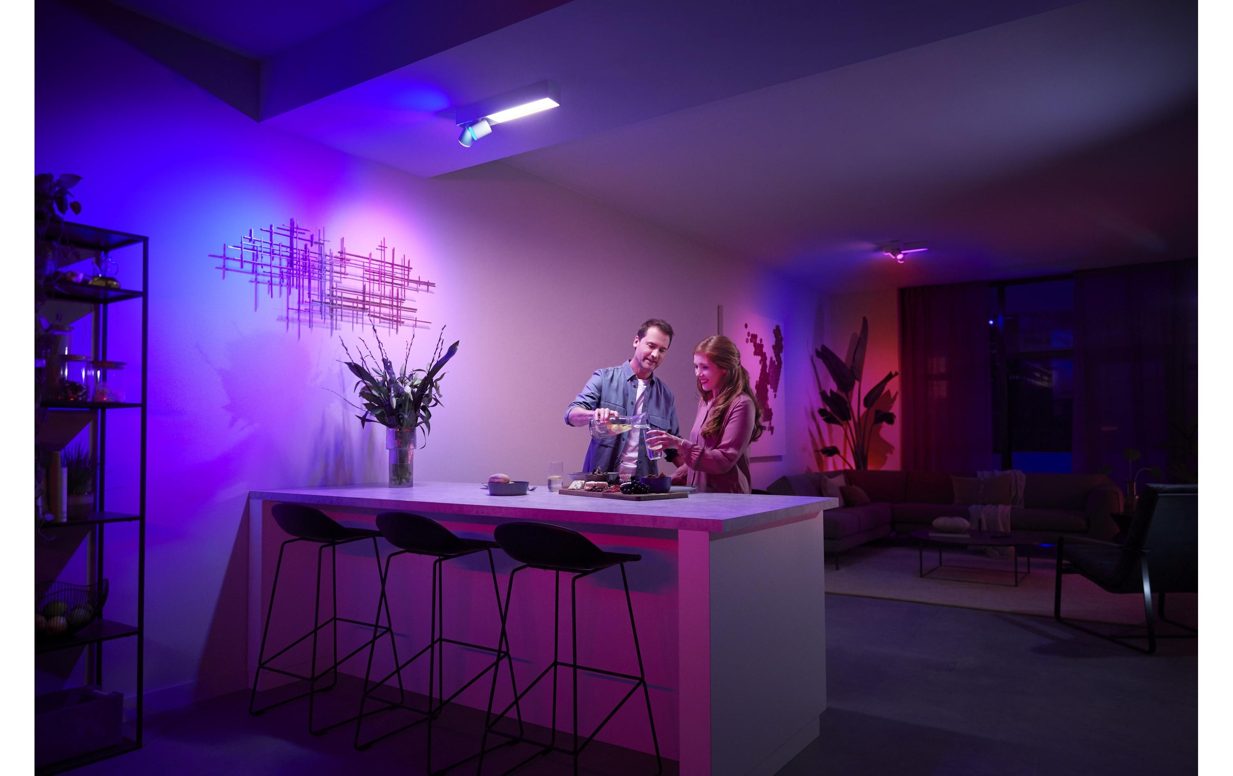 Philips Hue LED Deckenleuchte »Centris 2-Deckenspot«, Leuchtmittel GU10 | LED wechselbar