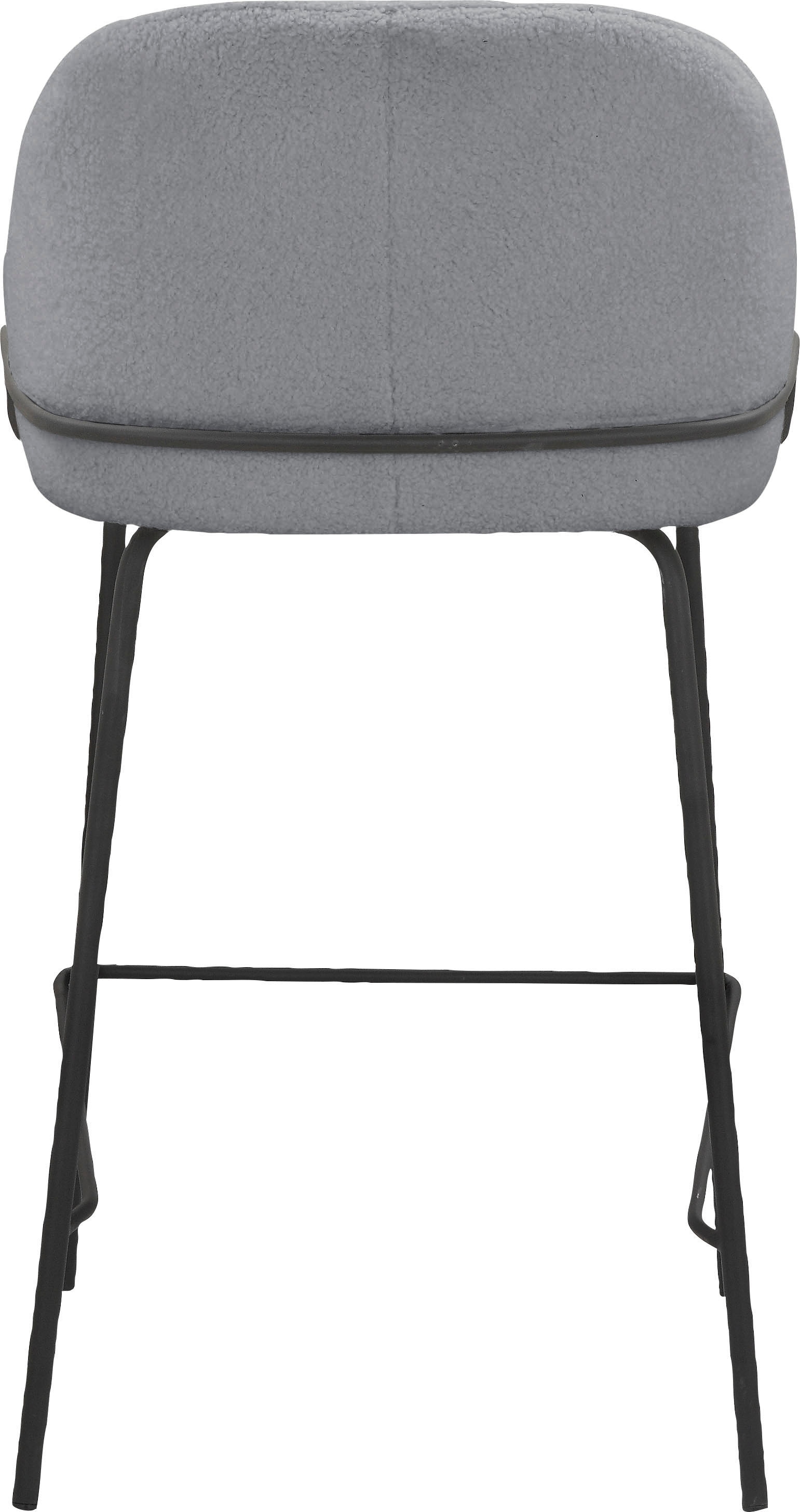 Leonique 4-Fussstuhl »Puant«, 2 St., Struktur, mit Stoff aus Polyester/recyceltem Polyester, Sitzhöhe 65 cm
