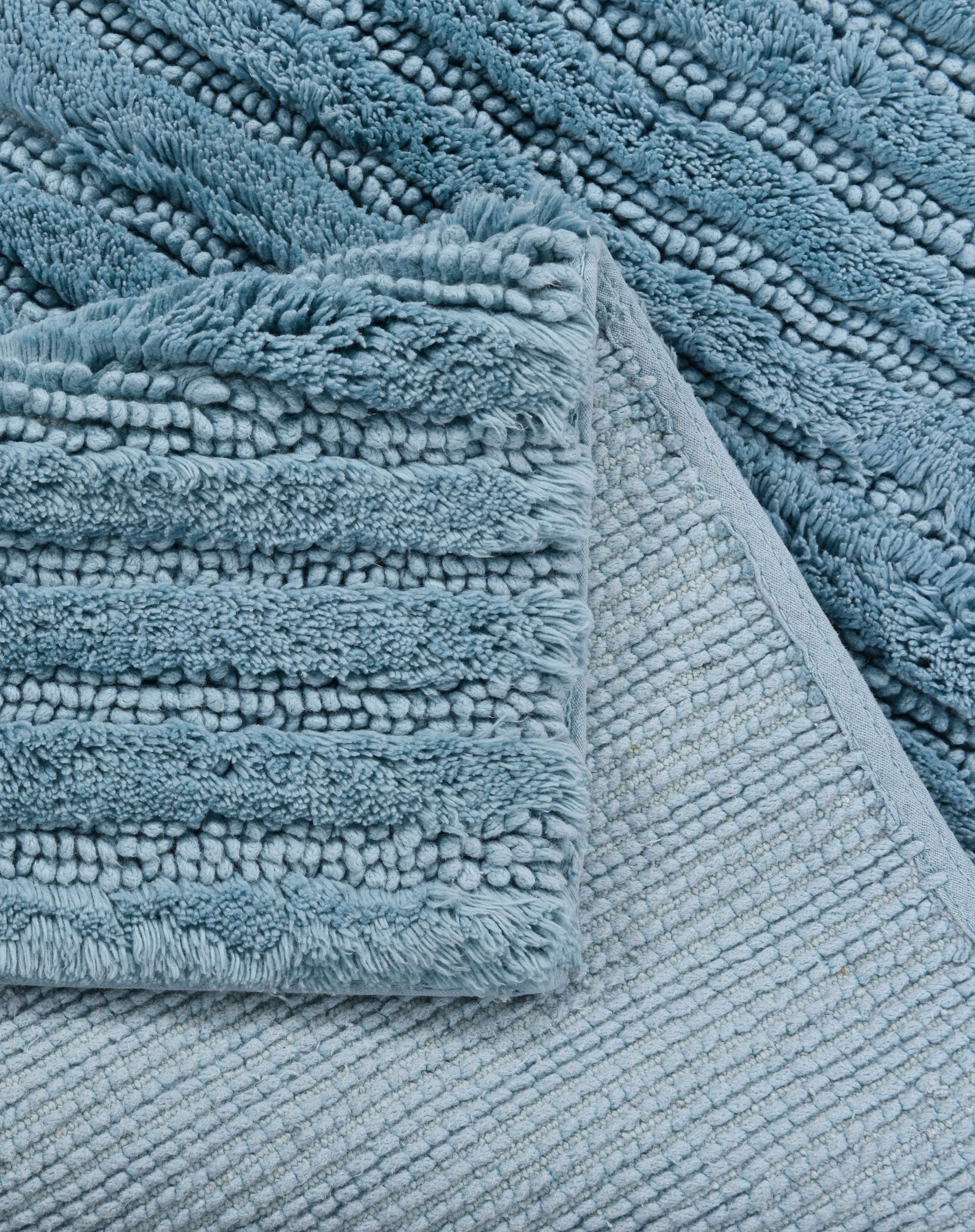 TOM TAILOR HOME Badematte »Cotton Stripes«, rutschhemmend beschichtet, fussbodenheizungsgeeignet-strapazierfähig, Uni Farben, gestreift, reine Baumwolle, Hoch-Tief Effekt