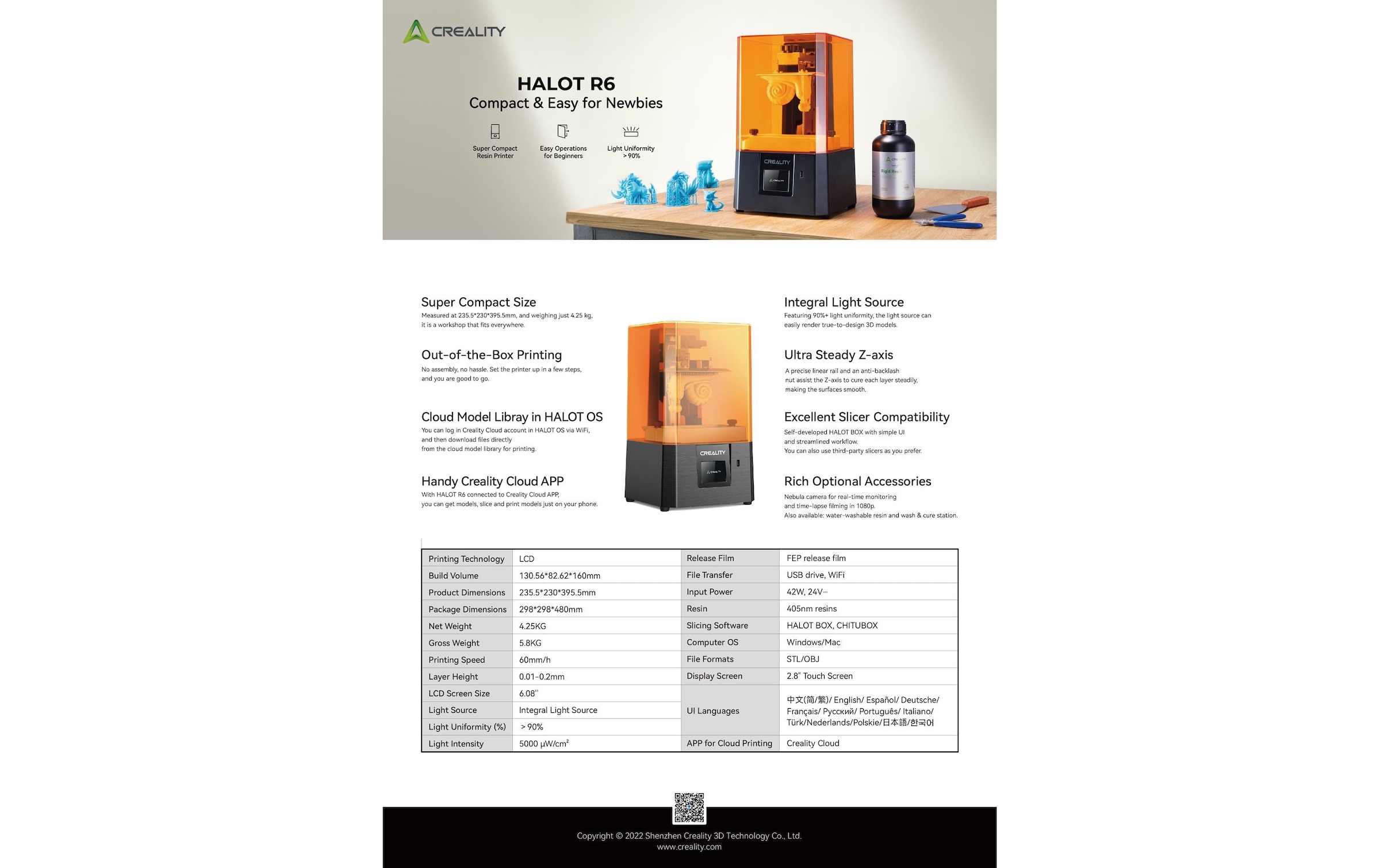Creality 3D-Drucker »Halot R6«