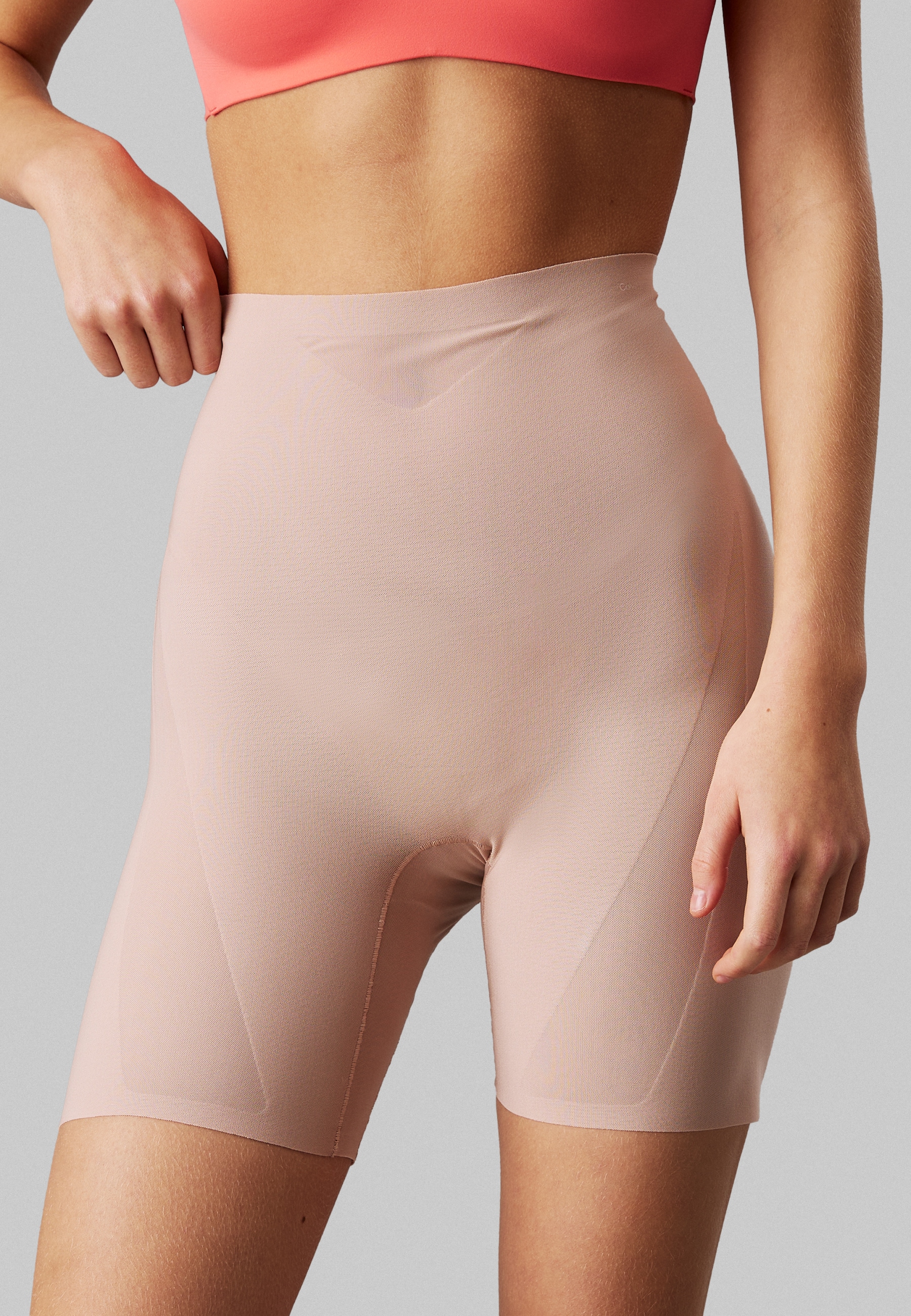 Calvin Klein Underwear Formpants »SCULPT FIRM THIGH SLIMMER SHORT« mit Mesh-Einsätzen, shapewear