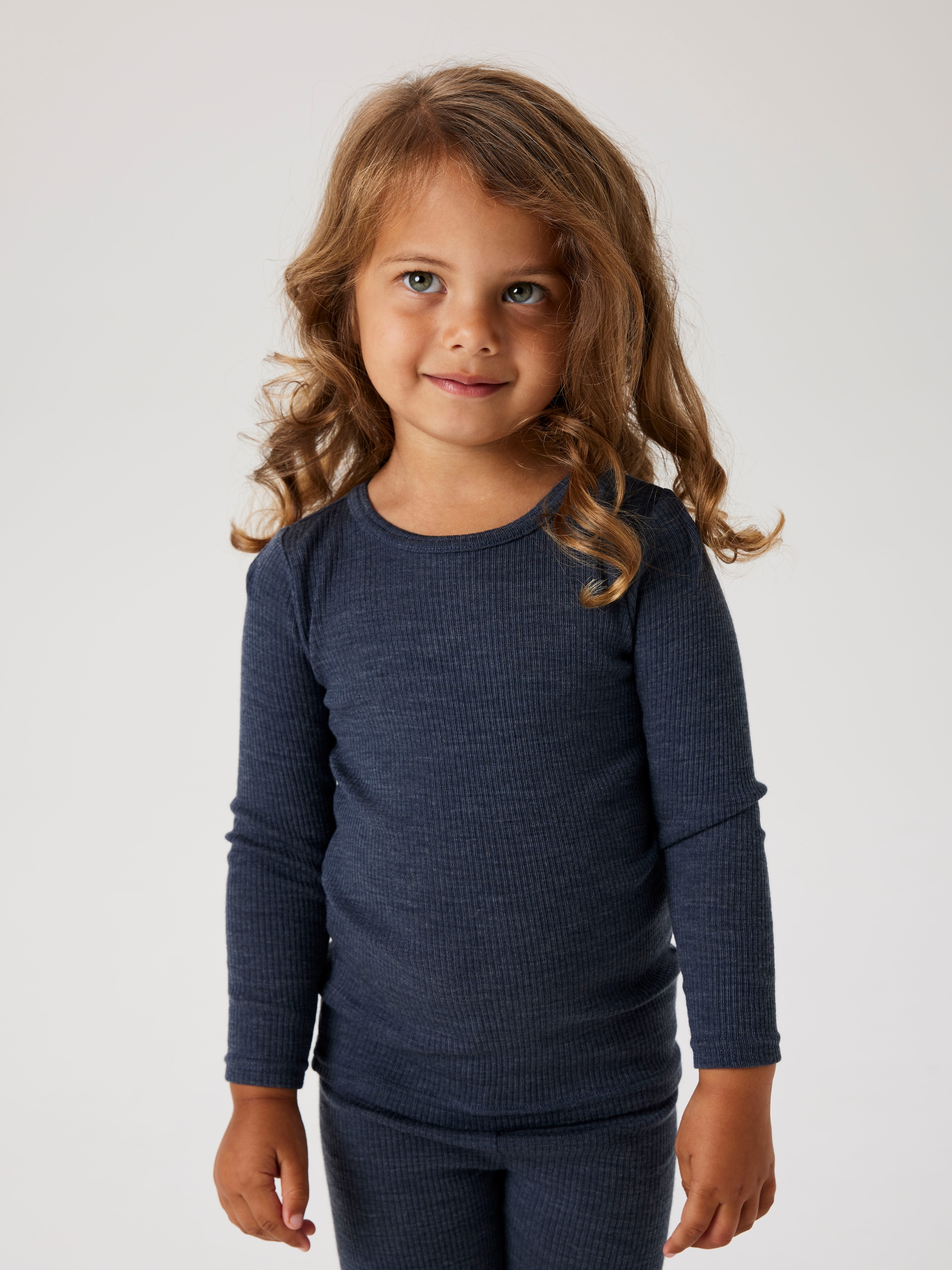 Name It Langarmshirt »NMNWAX WOOL RIB LS TOP NOOS« aus reiner Merinowolle