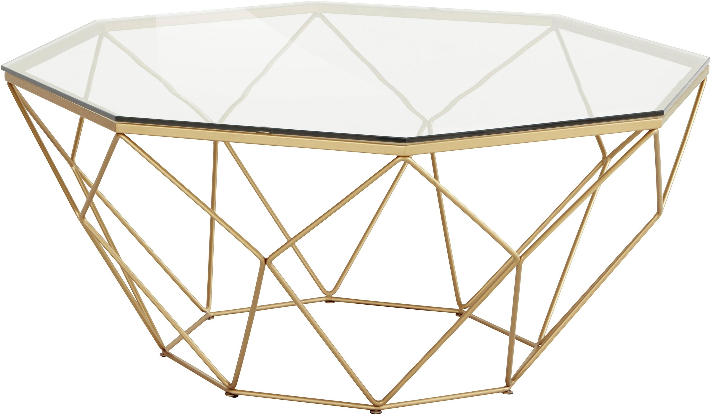 Guido Maria Kretschmer Home&Living Couchtisch »Caen«, aus Glas und Metall in... kaufen