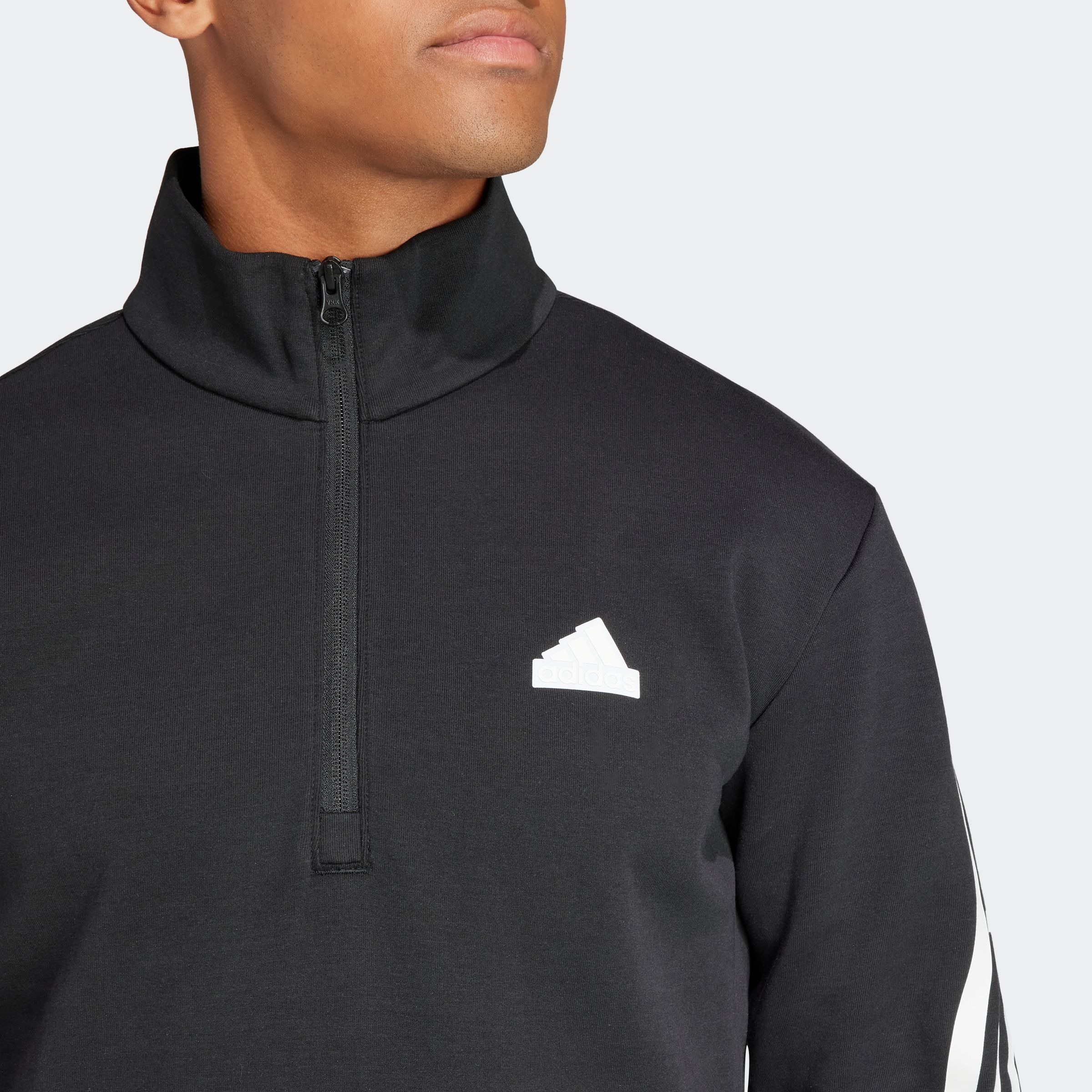 adidas Sportswear Rollkragenpullover »M FI 3S HALFZIP«, (1 tlg.)