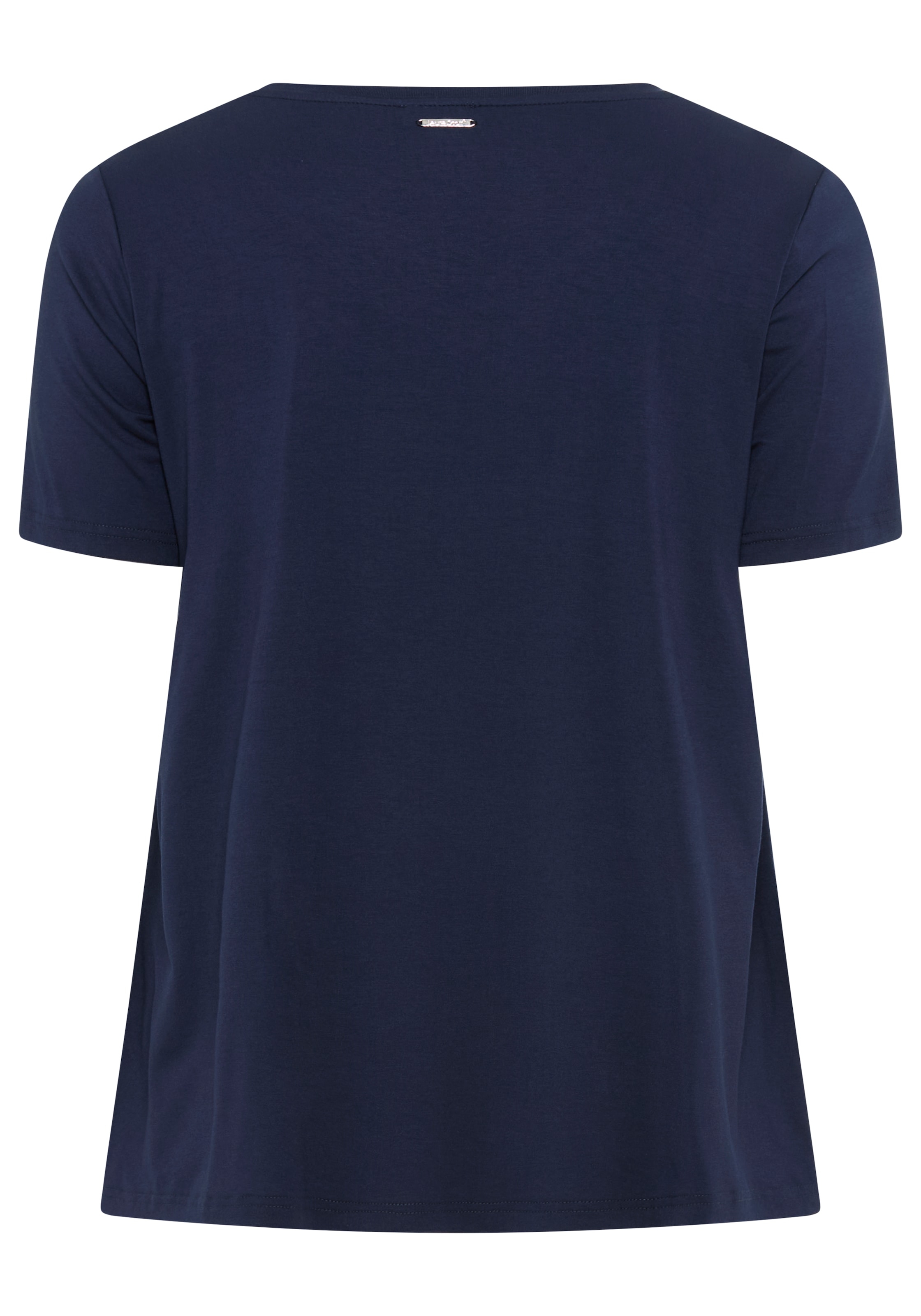 Laura Scott CURVE T-Shirt, mit V-Ausschnitt aus fliessender Viskose - GROSSE GRÖSSE
