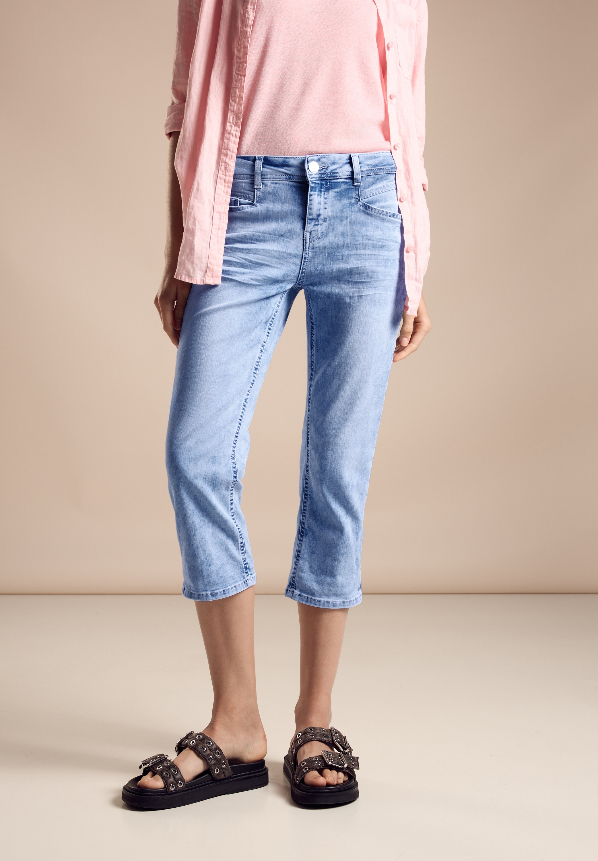 STREET ONE 3/4-Jeans »LTD QR JANE«, mit Stretch-Anteil