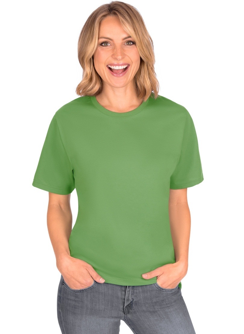 Trigema T-Shirt »TRIGEMA T-Shirt DELUXE Baumwolle« 1 Stk.