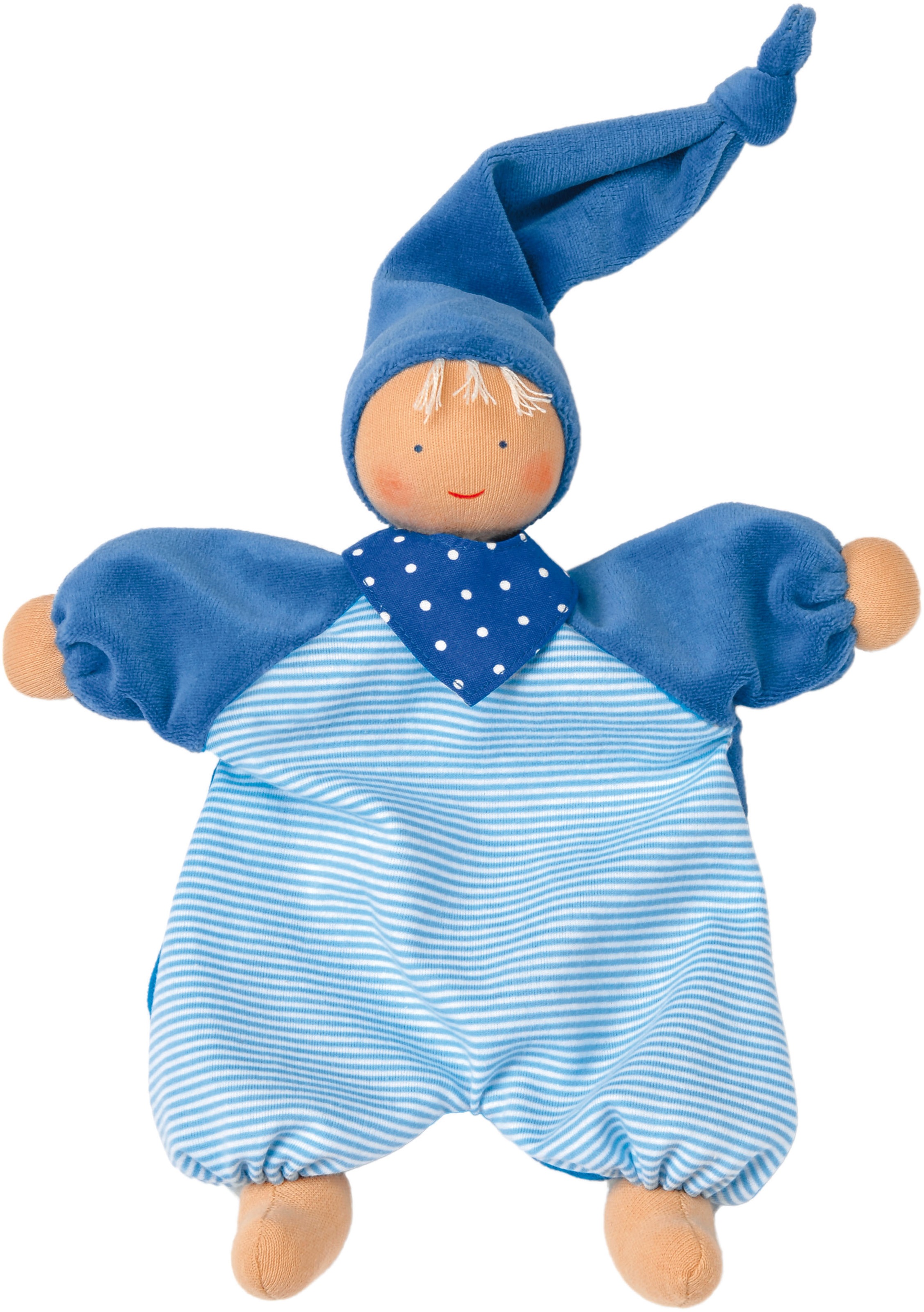 Käthe Kruse Stoffpuppe »Gugguli Blau«, (1 tlg.), mit Zipfelmütze kaufen