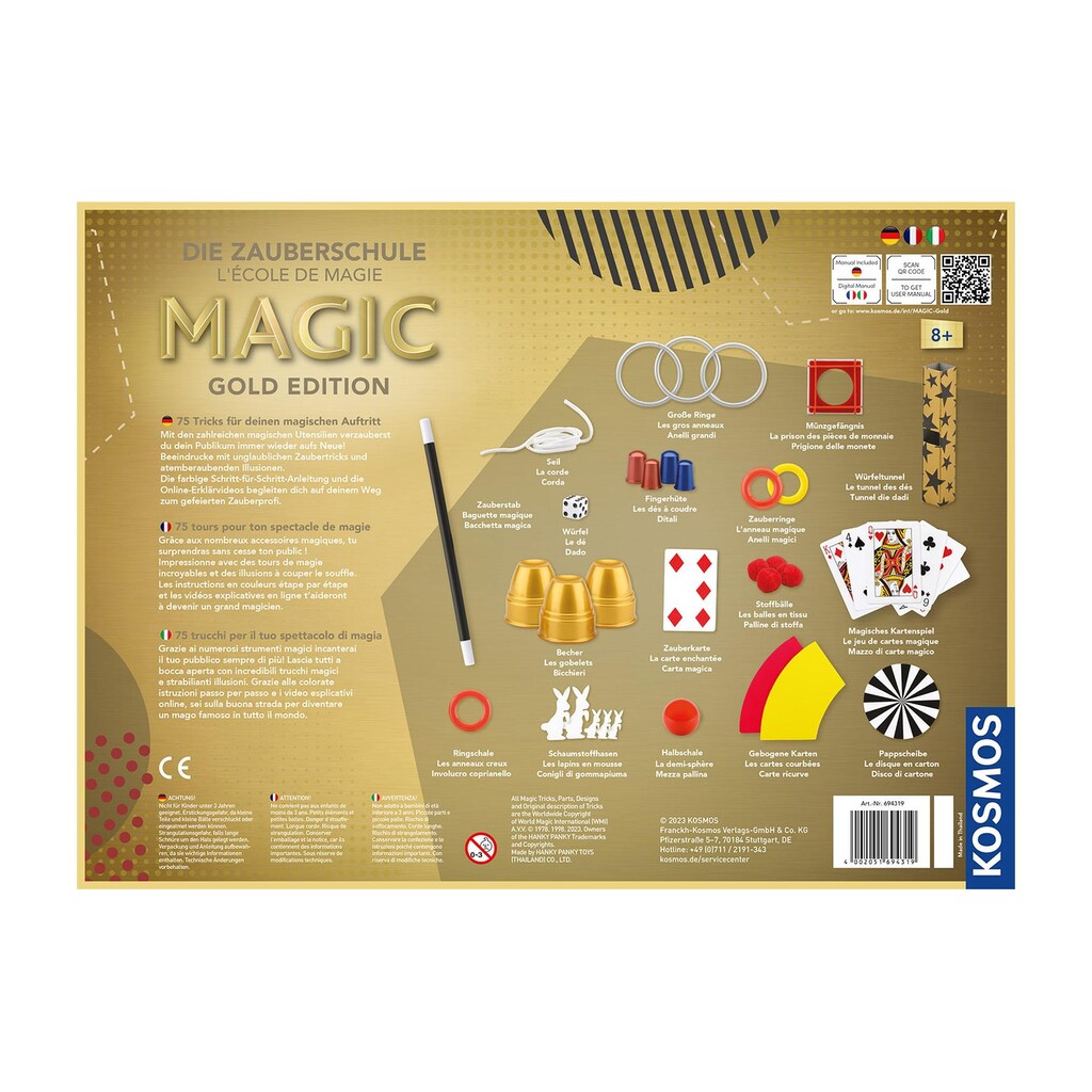 Kosmos Kreativset »Magic Goldfarben Edition 150 Tricks«