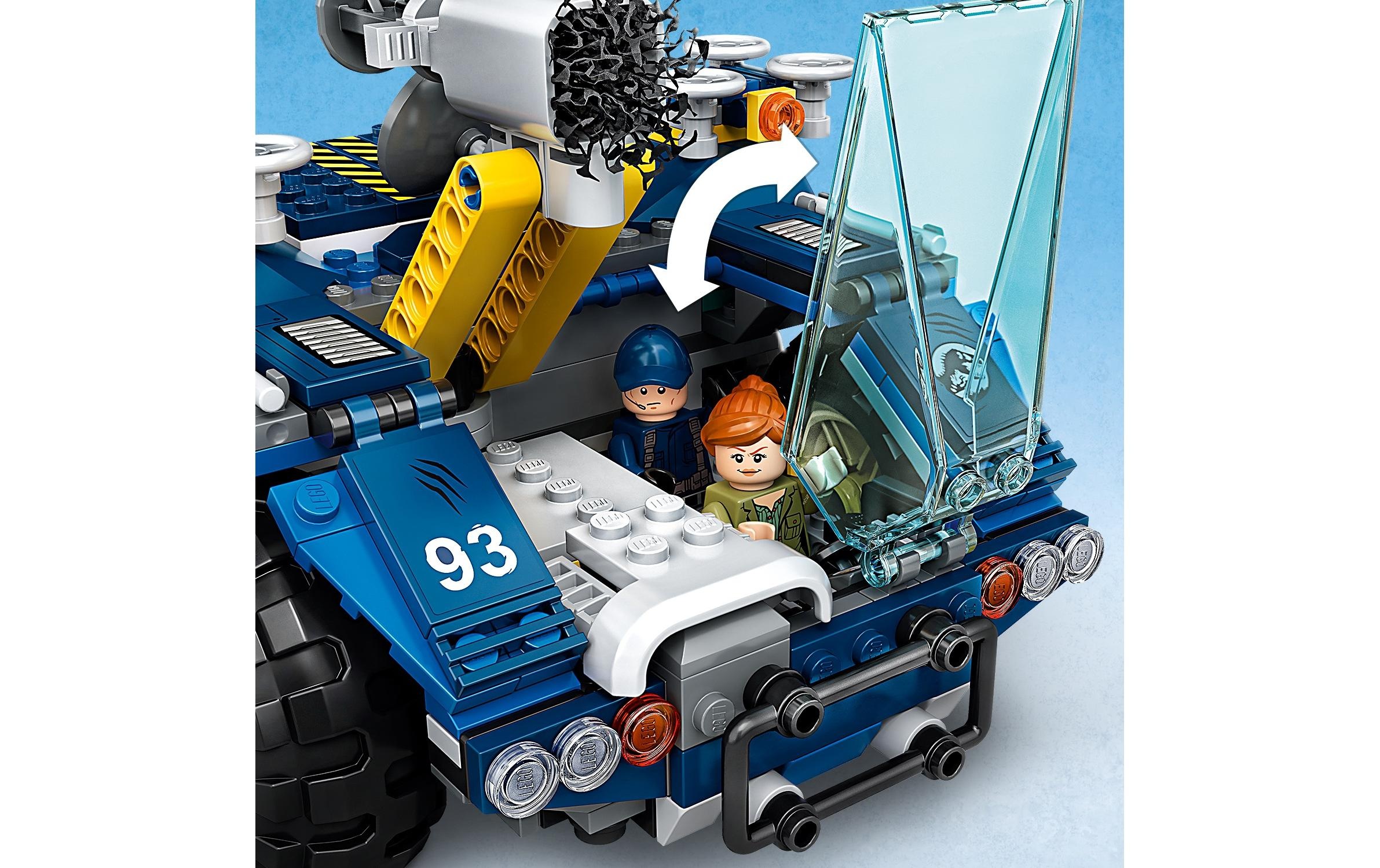 LEGO® Spielbausteine »Jurassic World Ausbruch von Gallimimus / Pteranodon«, (391 St.)