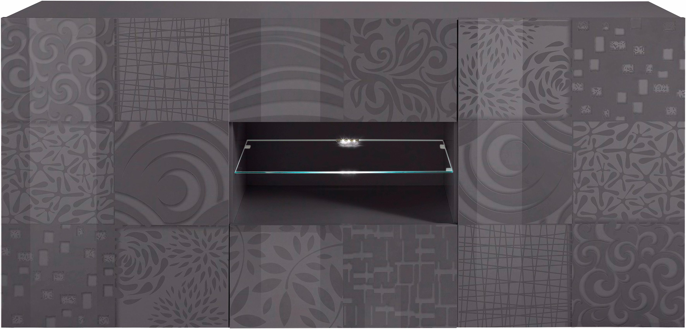 LC Sideboard »Miro«, | online Breite cm 181 Jelmoli-Versand mit dekorativem Siebdruck bestellen