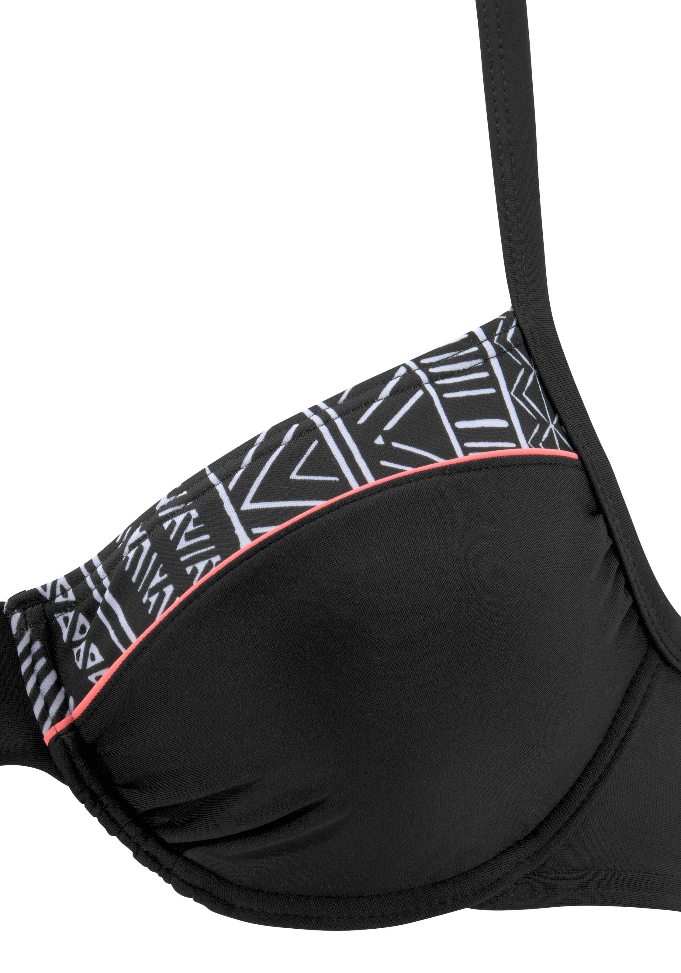 KangaROOS Bügel-Bikini, mit modischem Print, verstellbare Träger