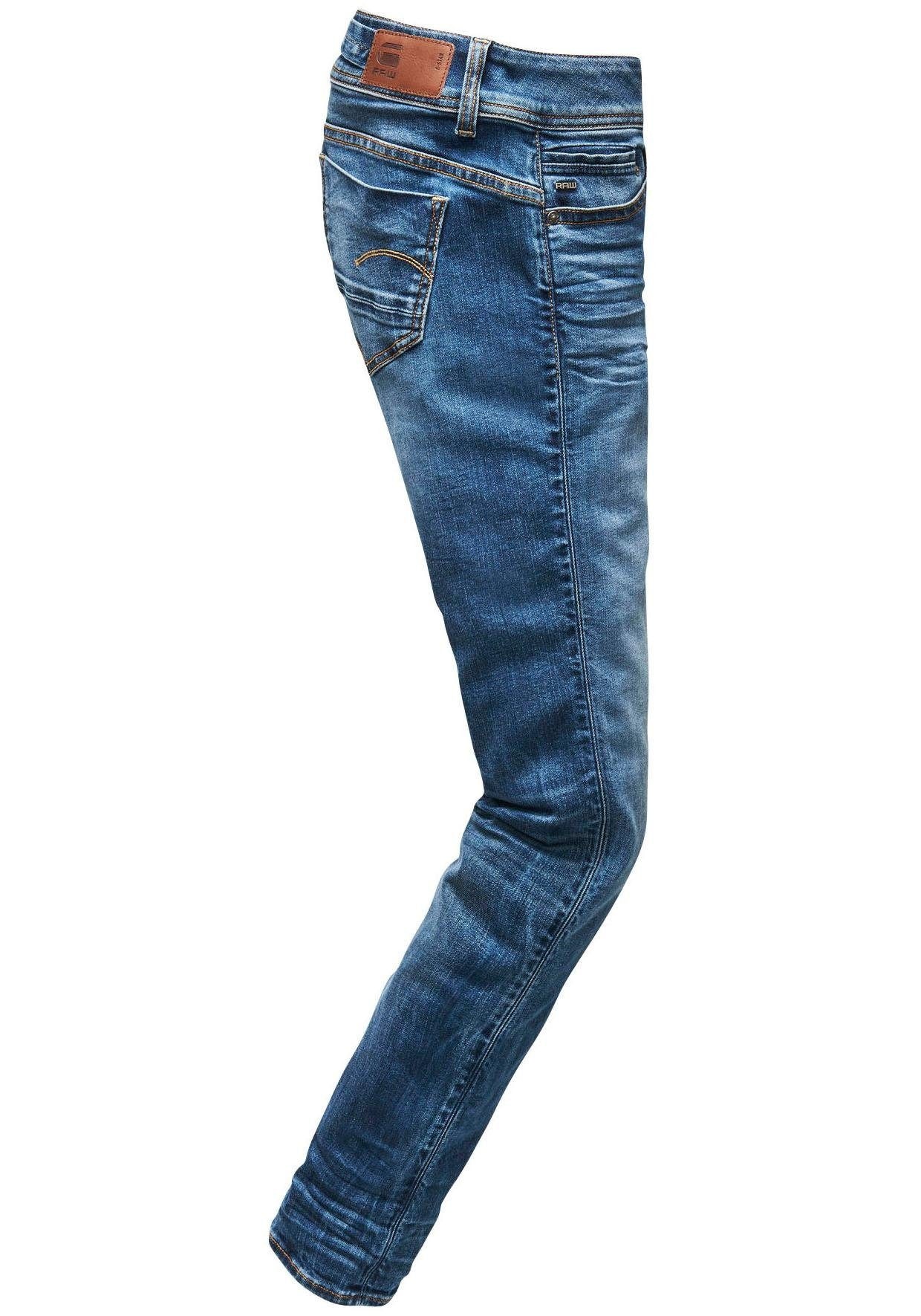 G-STAR Straight-Jeans »Midge Straight Women«, mit Used-Effekten