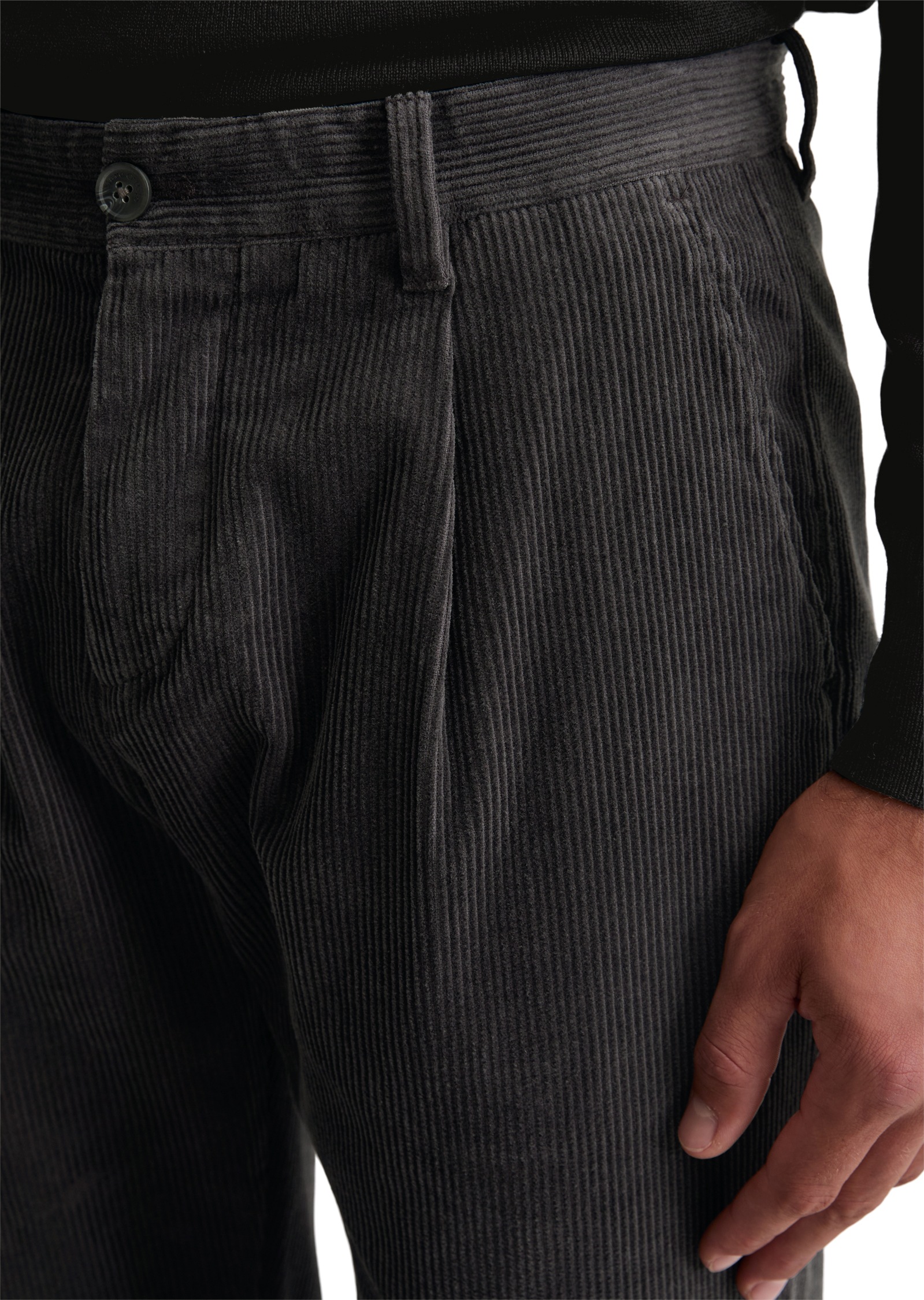Marc O'Polo Cordhose »Osby Pleats«, tapered fit, aus reiner Bio-Baumwolle