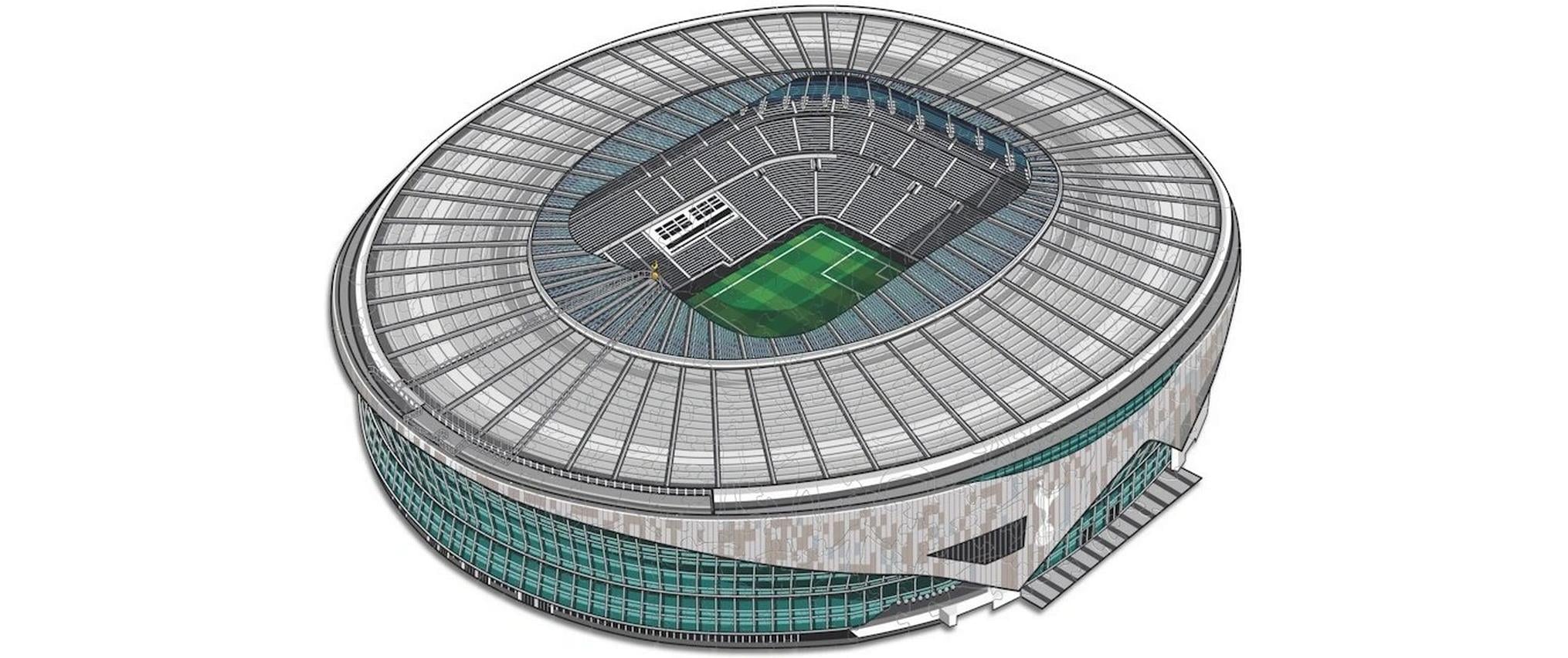 Puzzle »Iconic Tottenham Hotspur FC – Stadium«, Holzart: Birke (Herkunftsland: China)