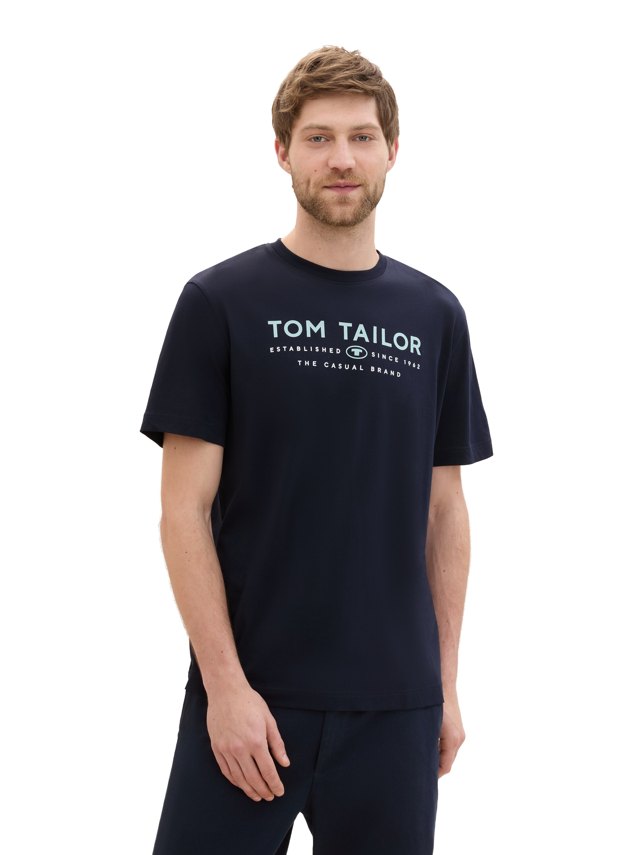 TOM TAILOR Print-Shirt, mit Logo Print