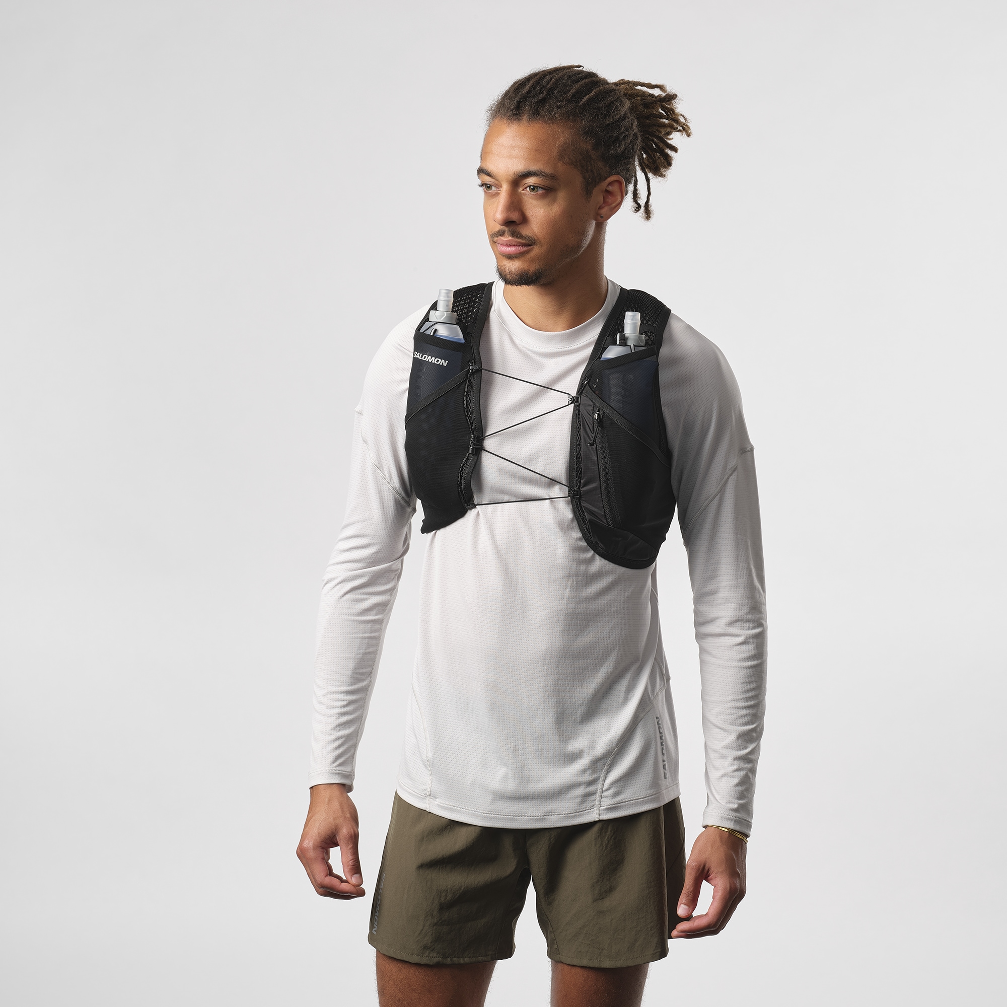 Salomon Trinkrucksack »ACTIVE SKIN 4«, Rucksack / Laufweste inkl. Soft-Flask