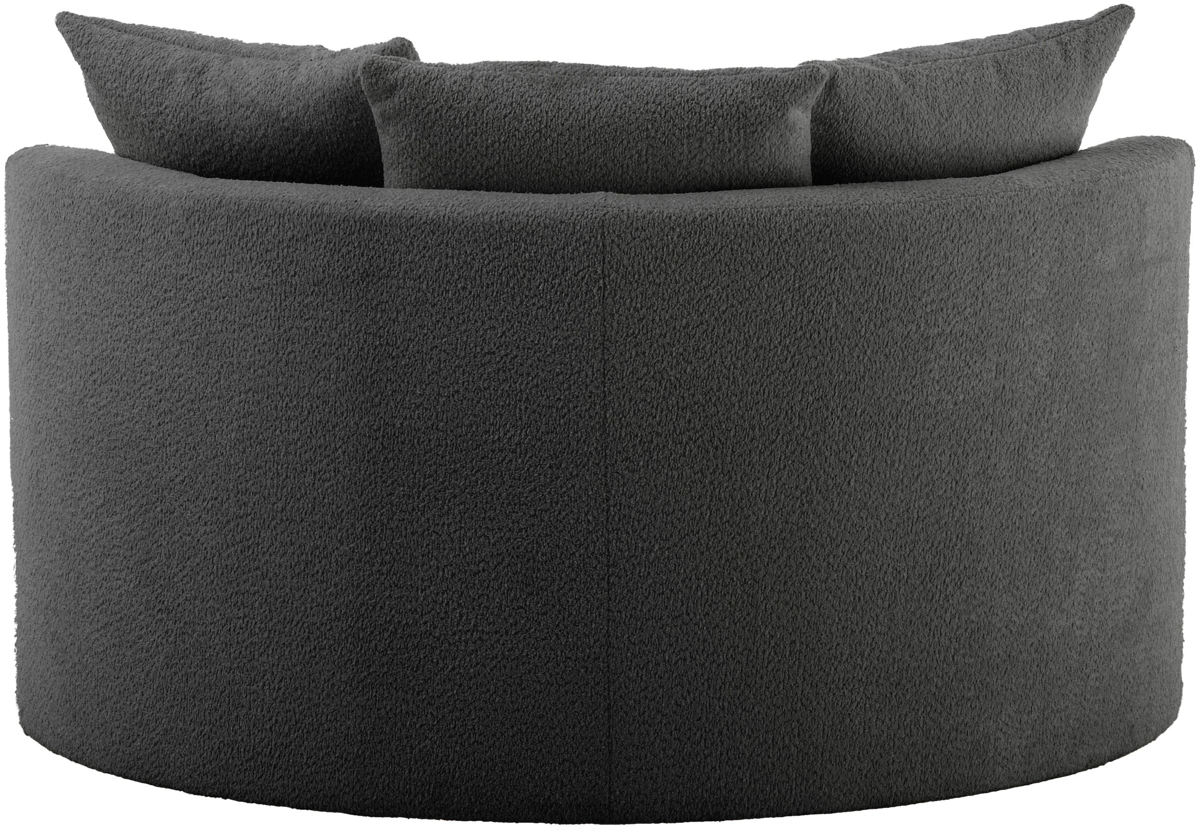 LeGer Home by Lena Gercke XXL-Sessel »Isalie, Sessel in modernen Farben, Lesesessel, Loveseat, Big-Sessel«, trendige Stoffe, mit 3 Zierkissen, grosse Sitzfläche, Hocker optional