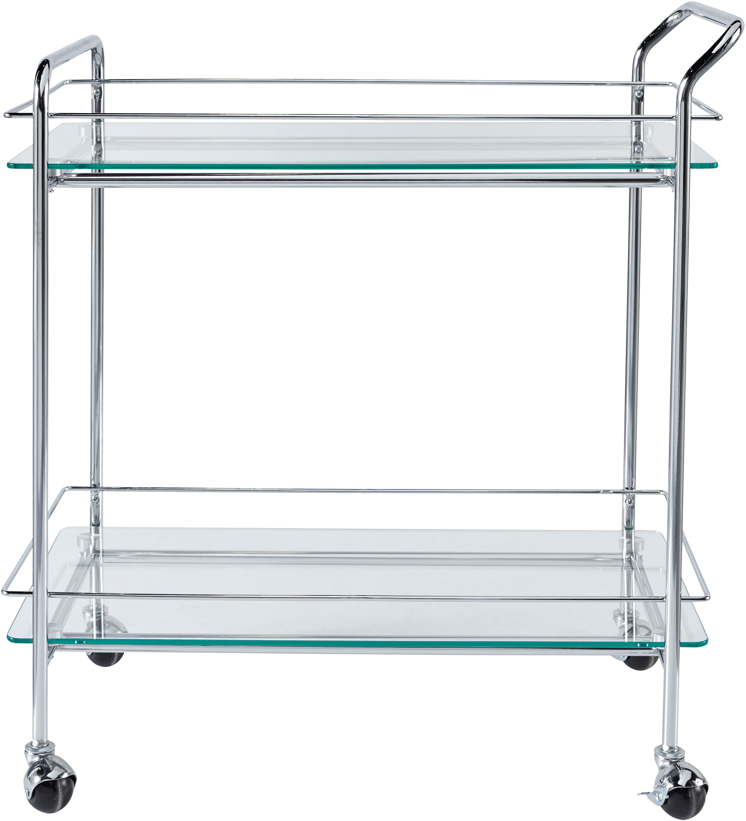 LeGer Home by Lena Gercke Rollwagen »Alimore«, mit Glasablagen und Rollen, Modernes Design, Breite 75 cm, Höhe 80 cm