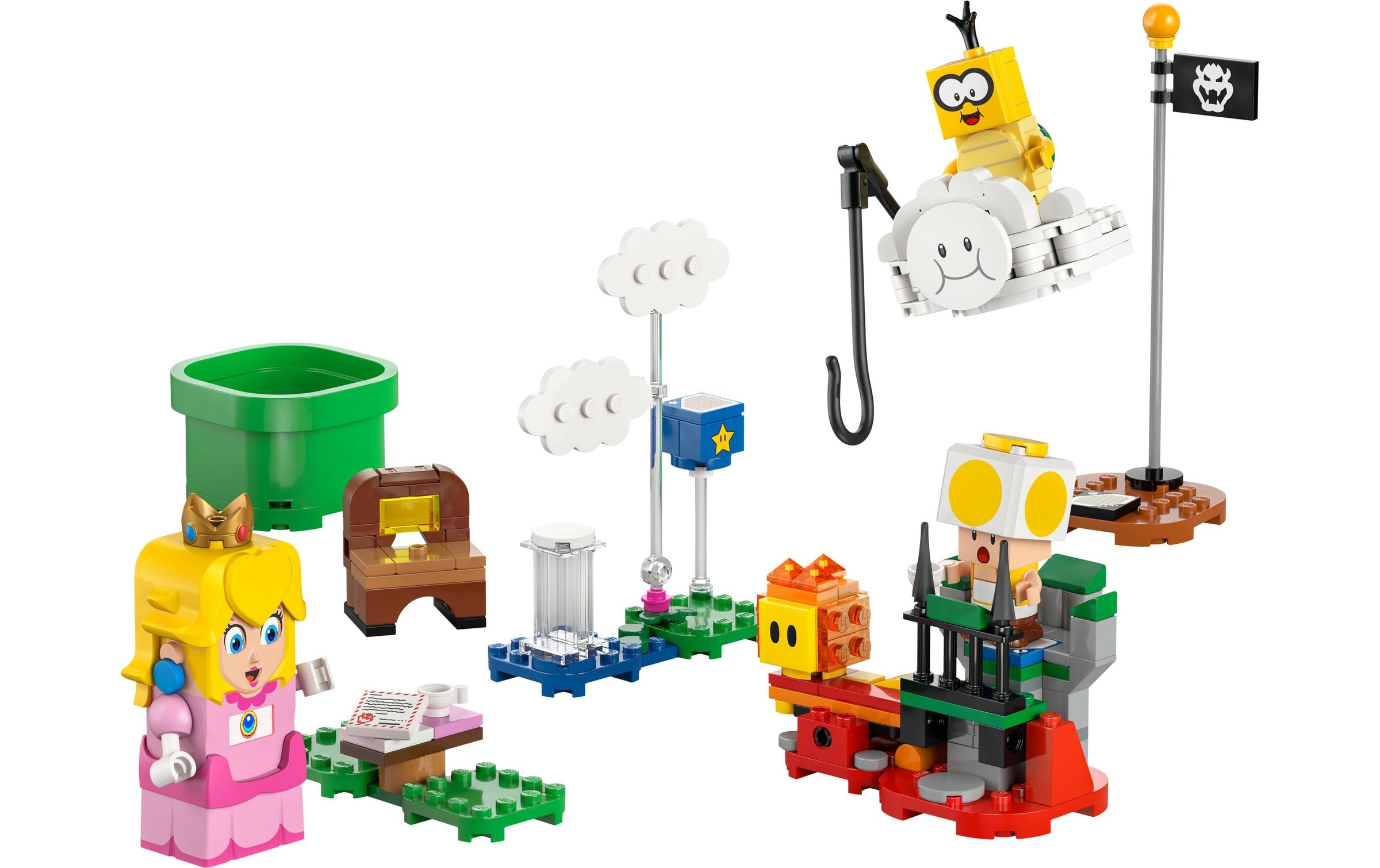 LEGO® Konstruktionsspielsteine »Super Mario Abenteuer mit der interaktiven Peach 71441«, (208 St.)