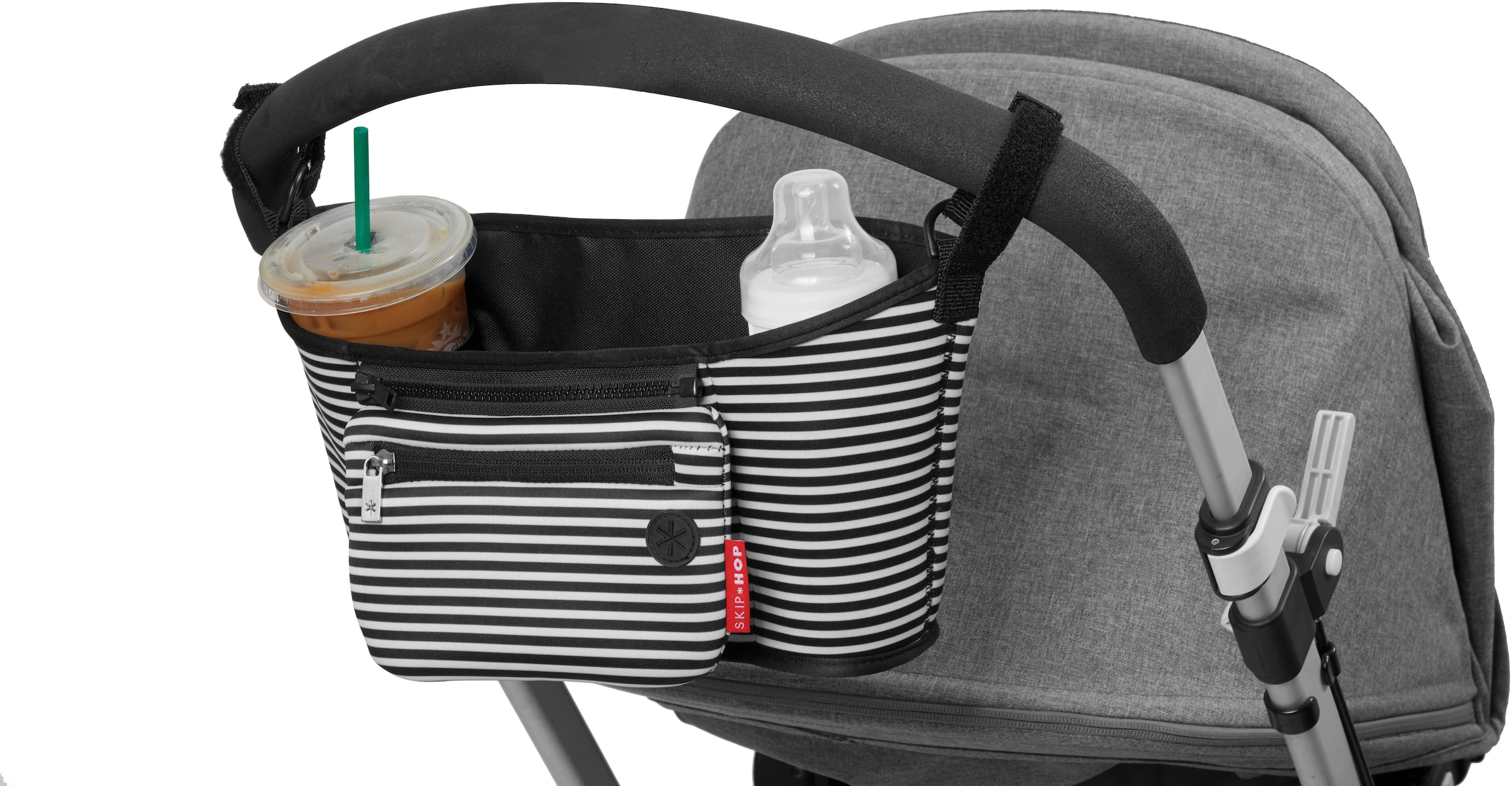 Skip Hop Kinderwagen-Tasche »Buggy Organizer, schwarz/weiss«