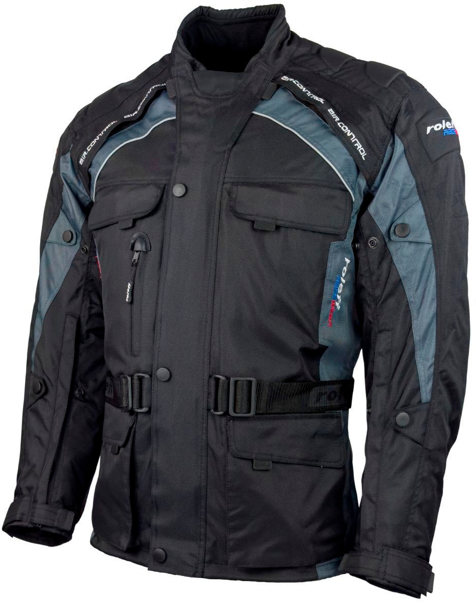 roleff Motorradjacke »Liverpool RO«, Unisex, Mit Sicherheitsstreifen, 4 Taschen