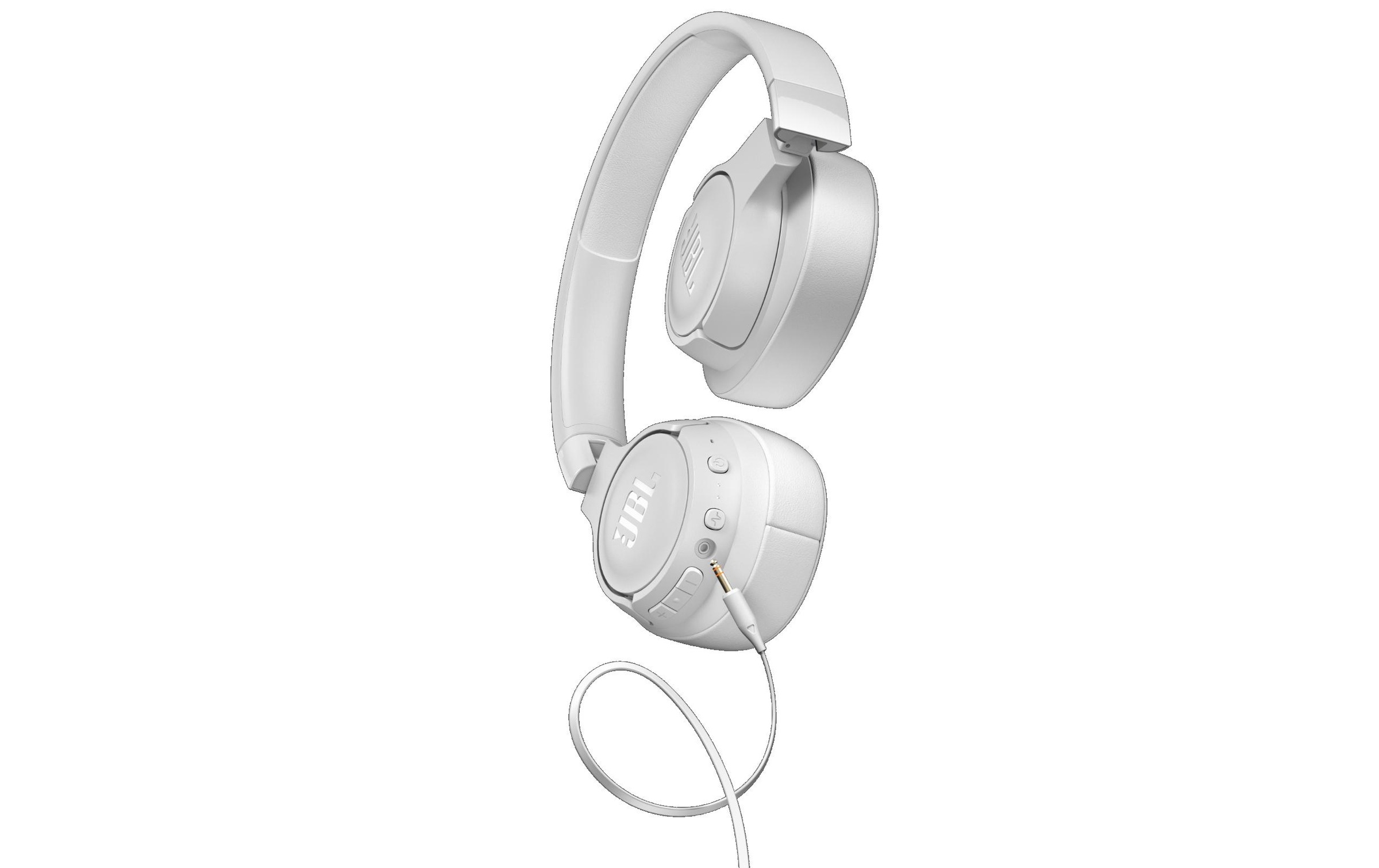JBL Over-Ear-Kopfhörer »TUNE 750 BTNC Weiss«, Sprachsteuerung-Noise-Cancelling