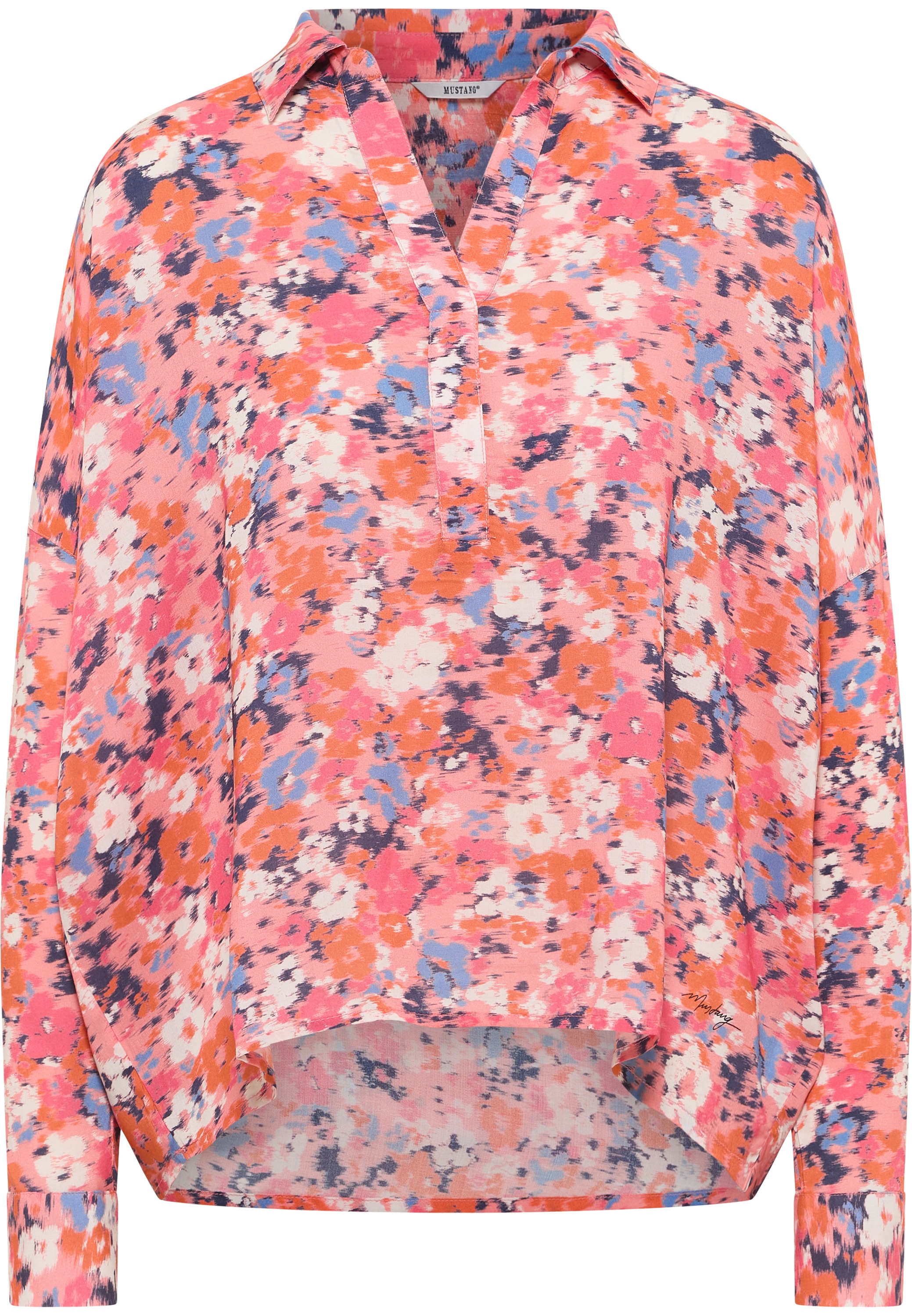 MUSTANG Langarmbluse »Damen Style Ruby Henley«