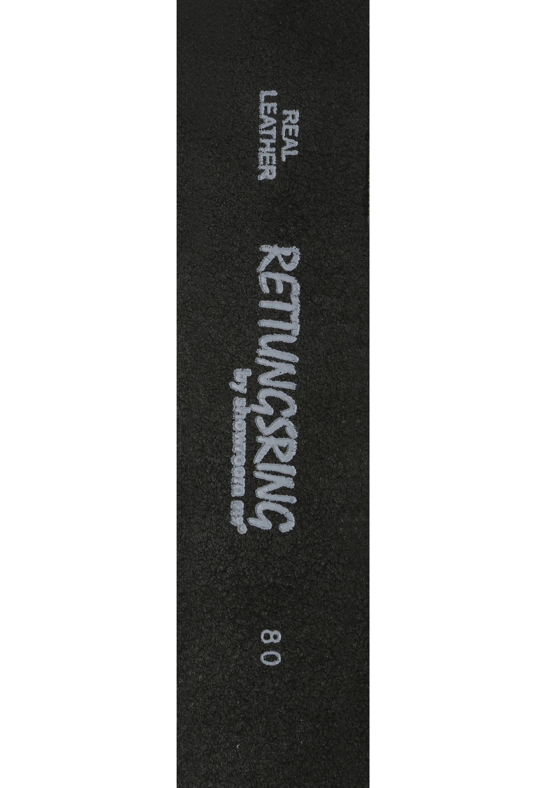 RETTUNGSRING by showroom 019° Ledergürtel, mit austauschbarer Schliesse »Oval Nieten mit Strass«