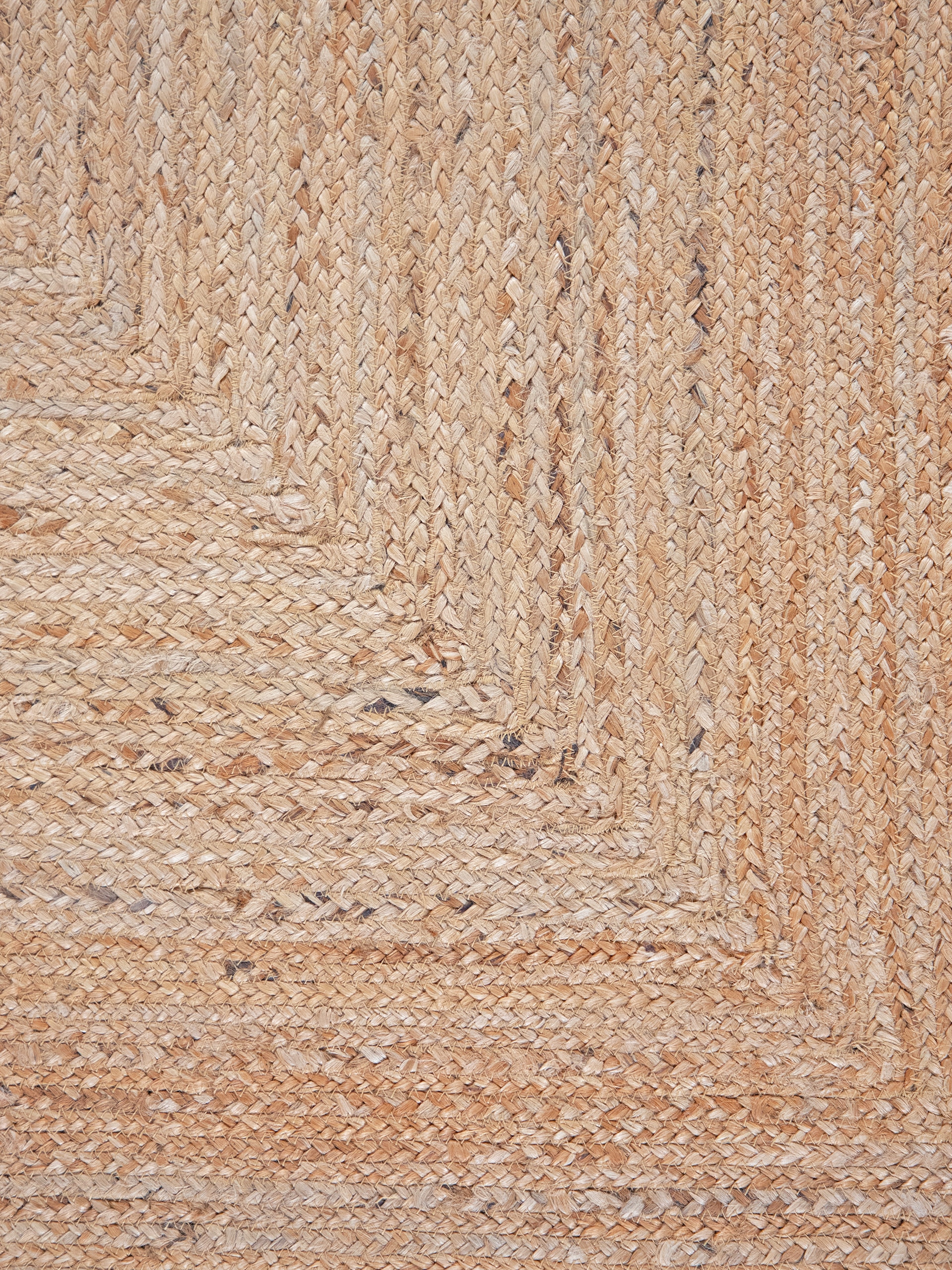 carpetfine Teppich »Nele Juteteppich Naturfaser«, rund, 6 mm Höhe, geflochtener Wendeteppich aus 100%Jute, in rund und oval, viele Grössen