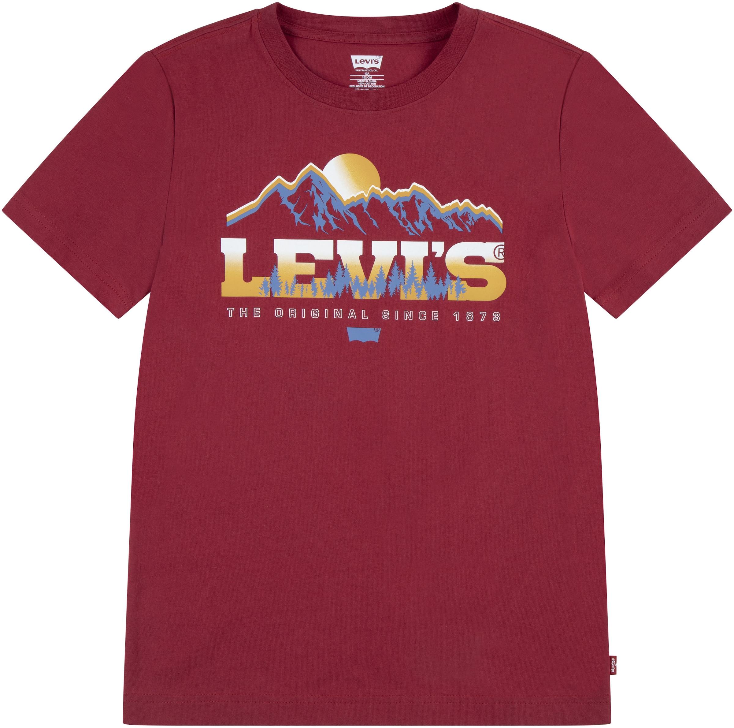 Levi's® Kids Print-Shirt »LVB MAJESTIC MOUNTAINS TEE«, for BOYS aus reiner Baumwolle