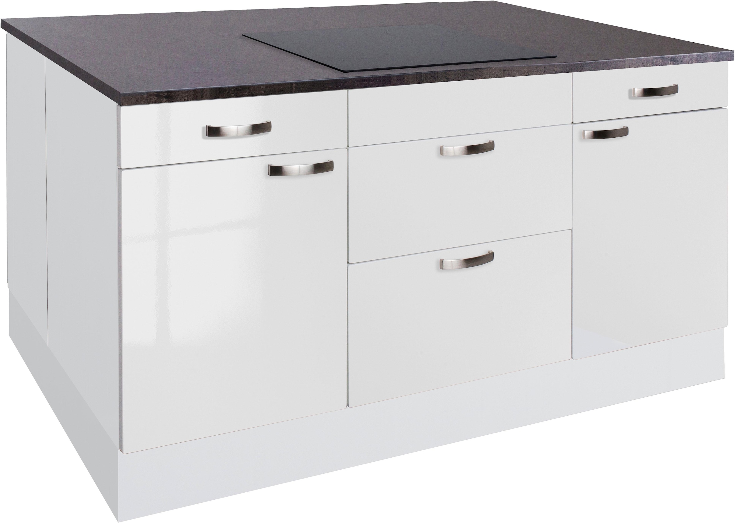 KOCHSTATION Kücheninsel »KS-Cara«, Vollauszüge und Soft-Close-Funktion, Stellbreite 160 x 95 cm
