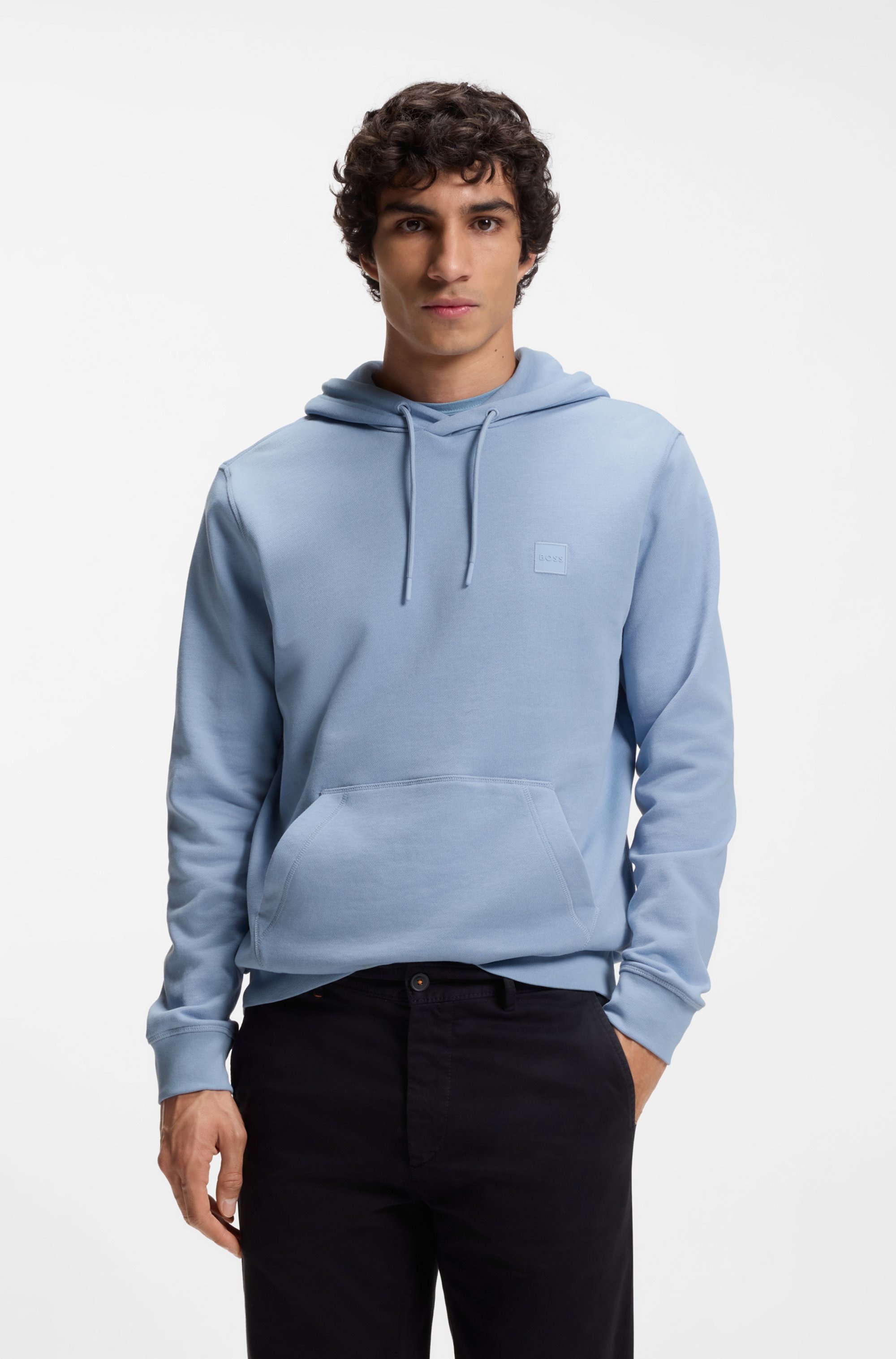 BOSS ORANGE Kapuzensweatshirt »Wetalk«, mit gesticktem BOSS Markenlabel